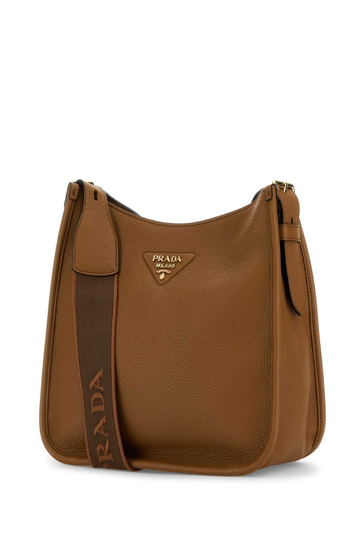 Prada Women Caramel Leather Shoulder Bag PRADA