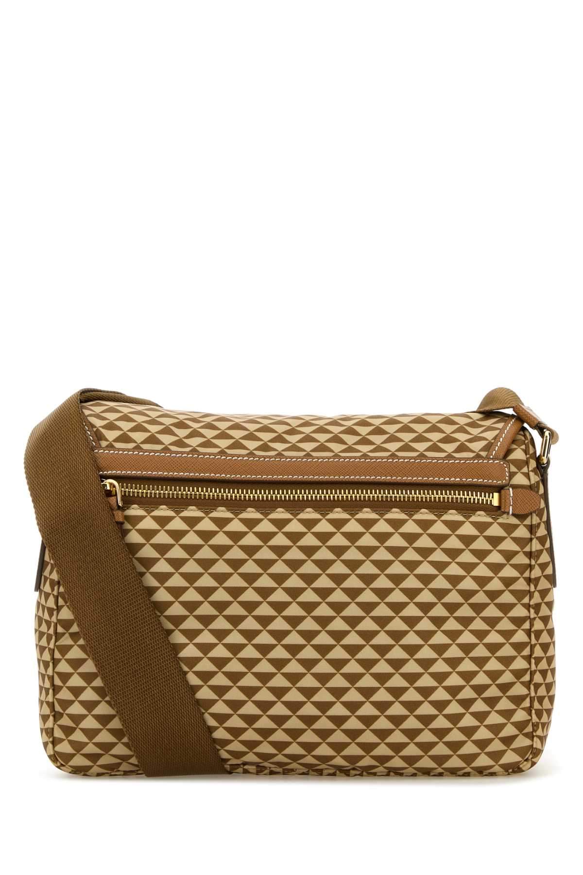 Prada Women Printed Re-Nylon Crossbody Bag PRADA