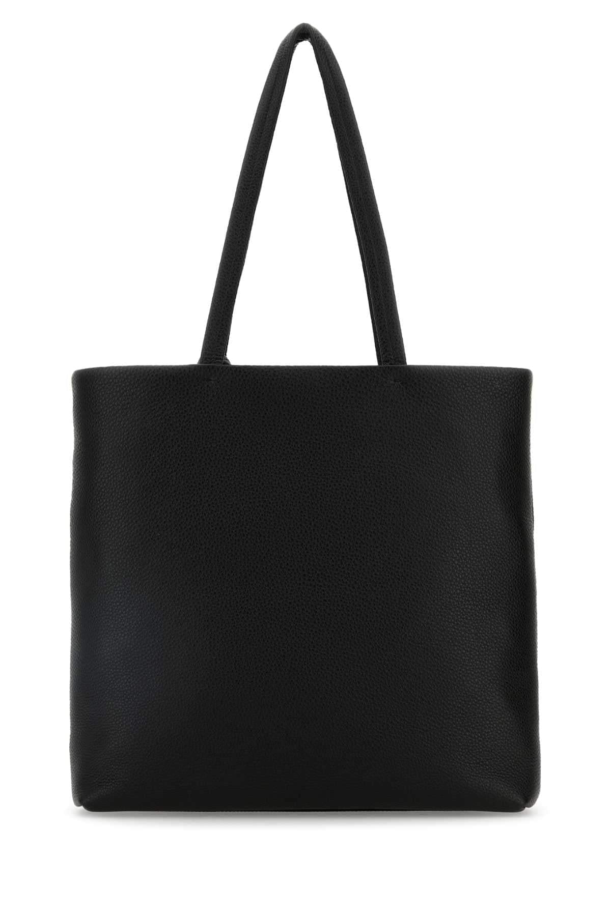 Prada Women Black Leather Shopping Bag PRADA