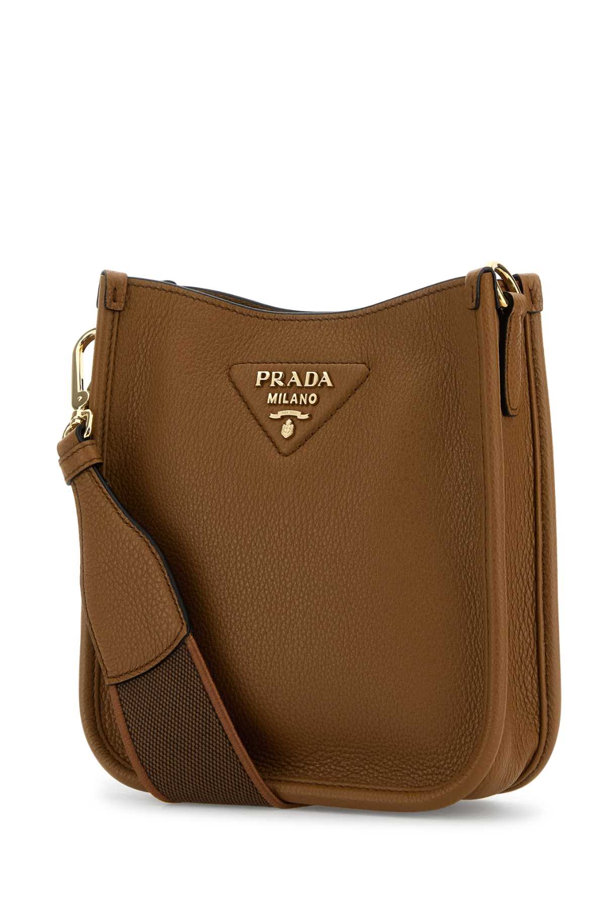 Prada Women Caramel Leather Crossbody Bag PRADA