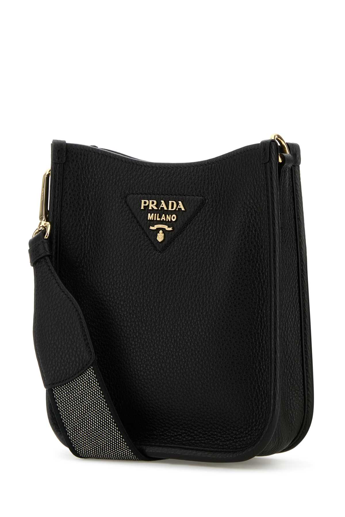 Prada Women Black Leather Crossbody Bag PRADA