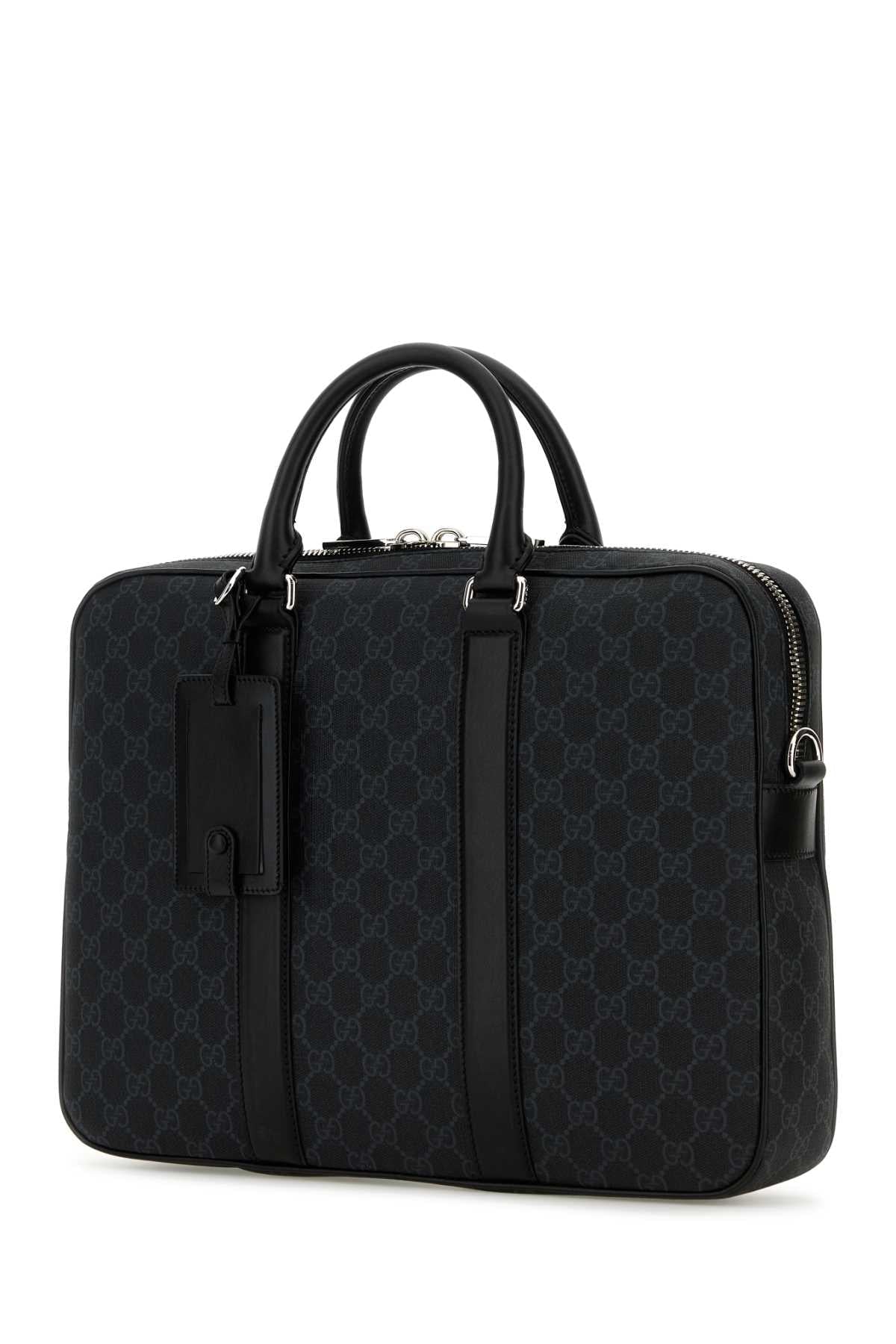 Gucci Men Gg Supreme Fabric Briefcase GUCCI