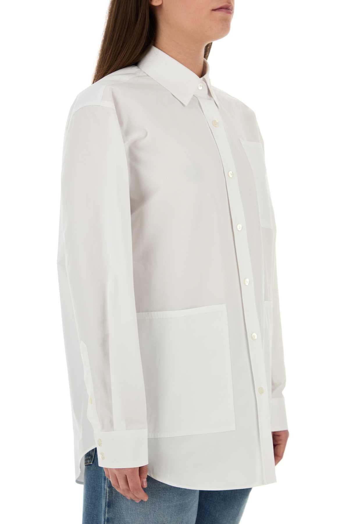 Gucci Women White Poplin Shirt GUCCI