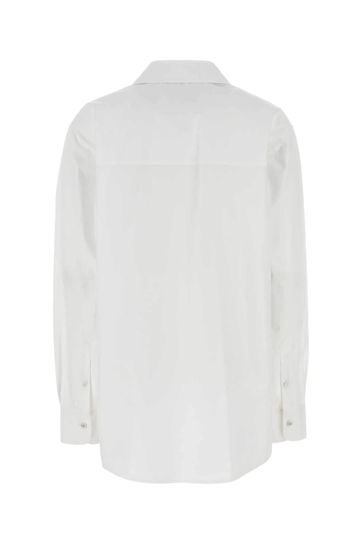 Gucci Women White Poplin Oversize Shirt GUCCI