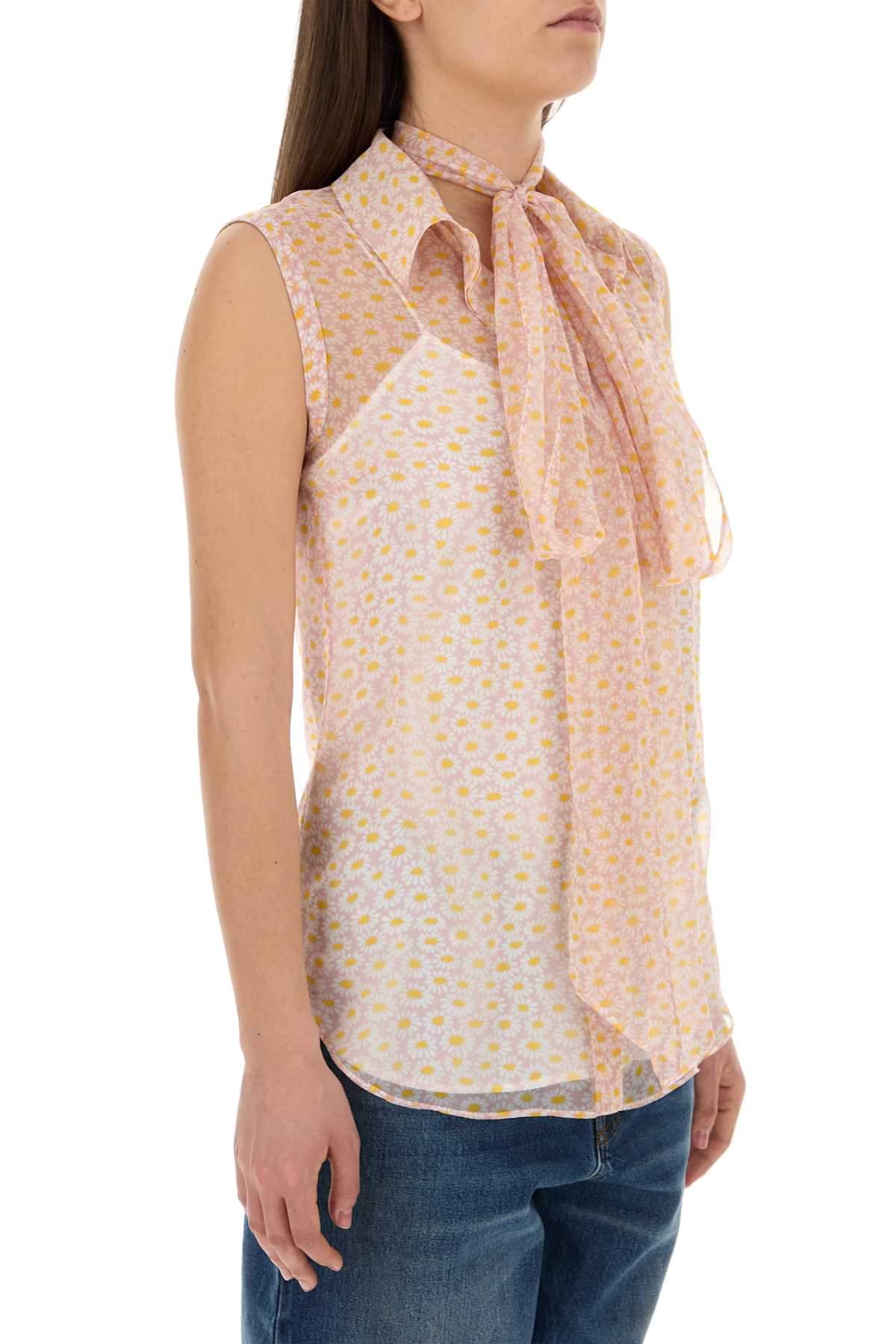 Gucci Women Printed Crepe Shirt GUCCI