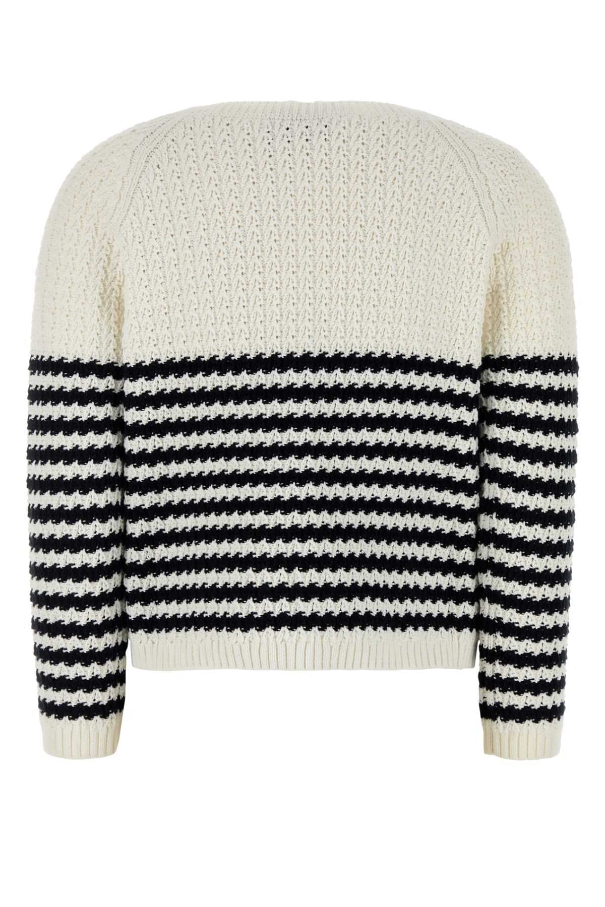 Gucci Women Embroidered Cotton Sweater GUCCI