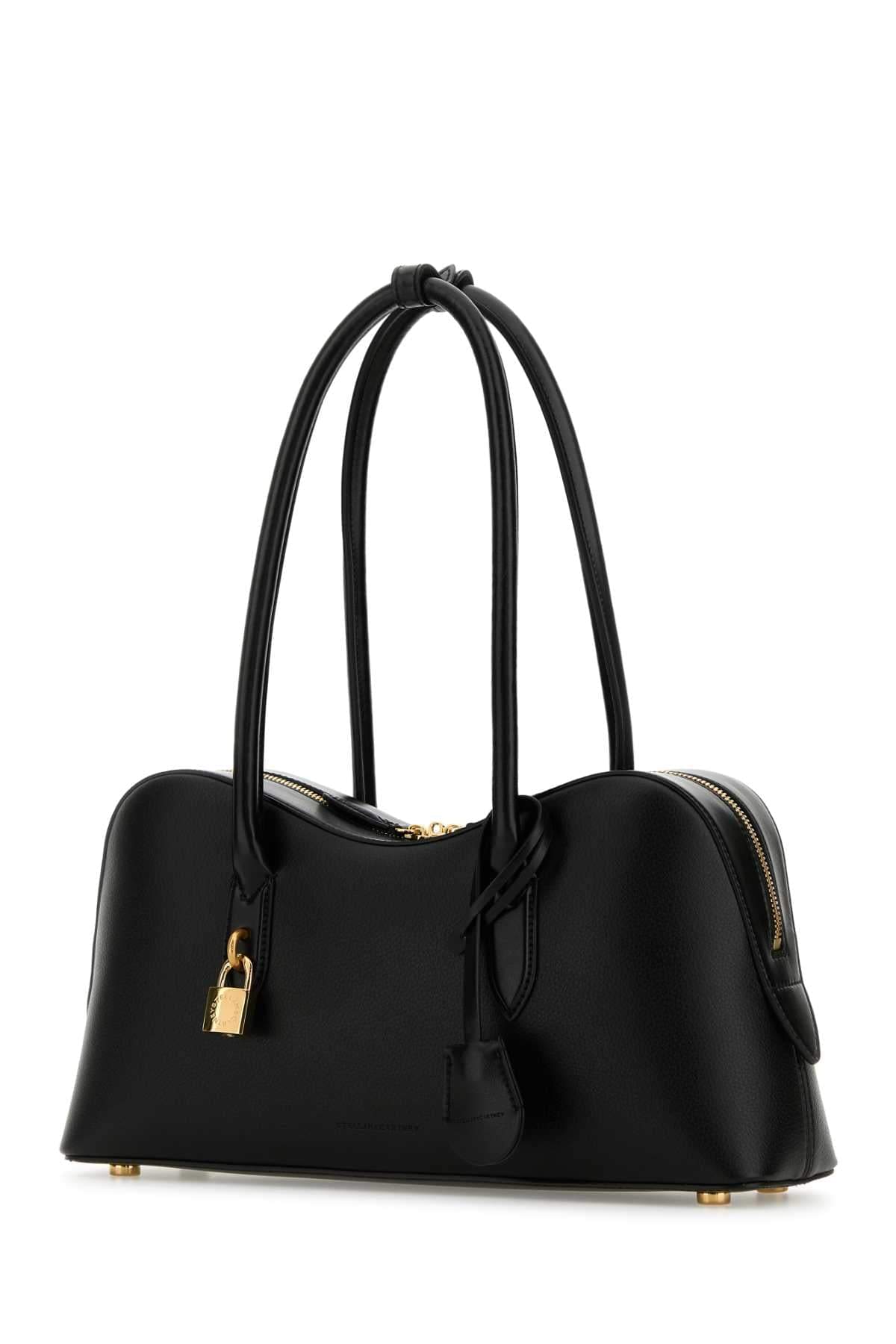 Stella Mccartney Women Black Synthetic Leather Ryder Medium Shoulder Bag STELLA MCCARTNEY