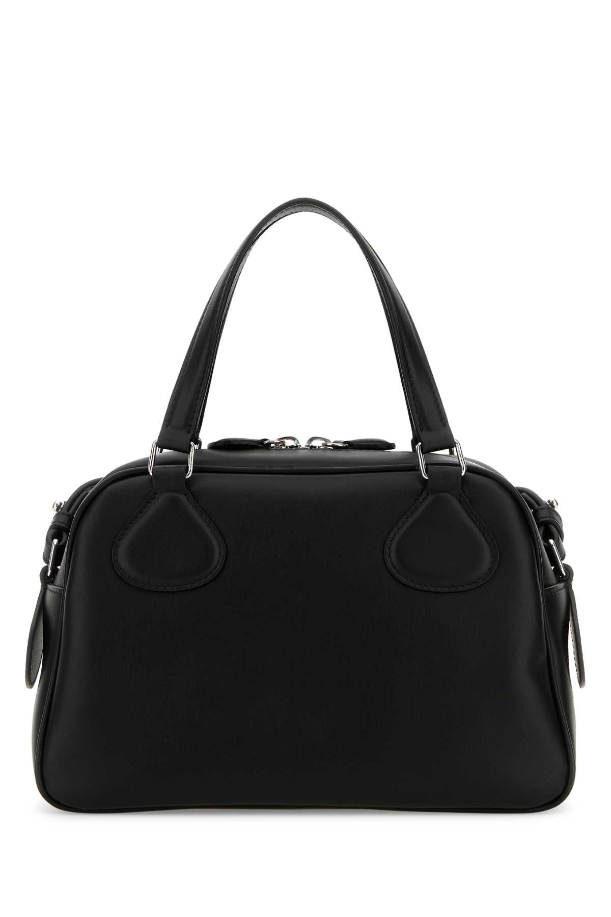 Courreges Women Black Leather Reedition Handbag COURREGES