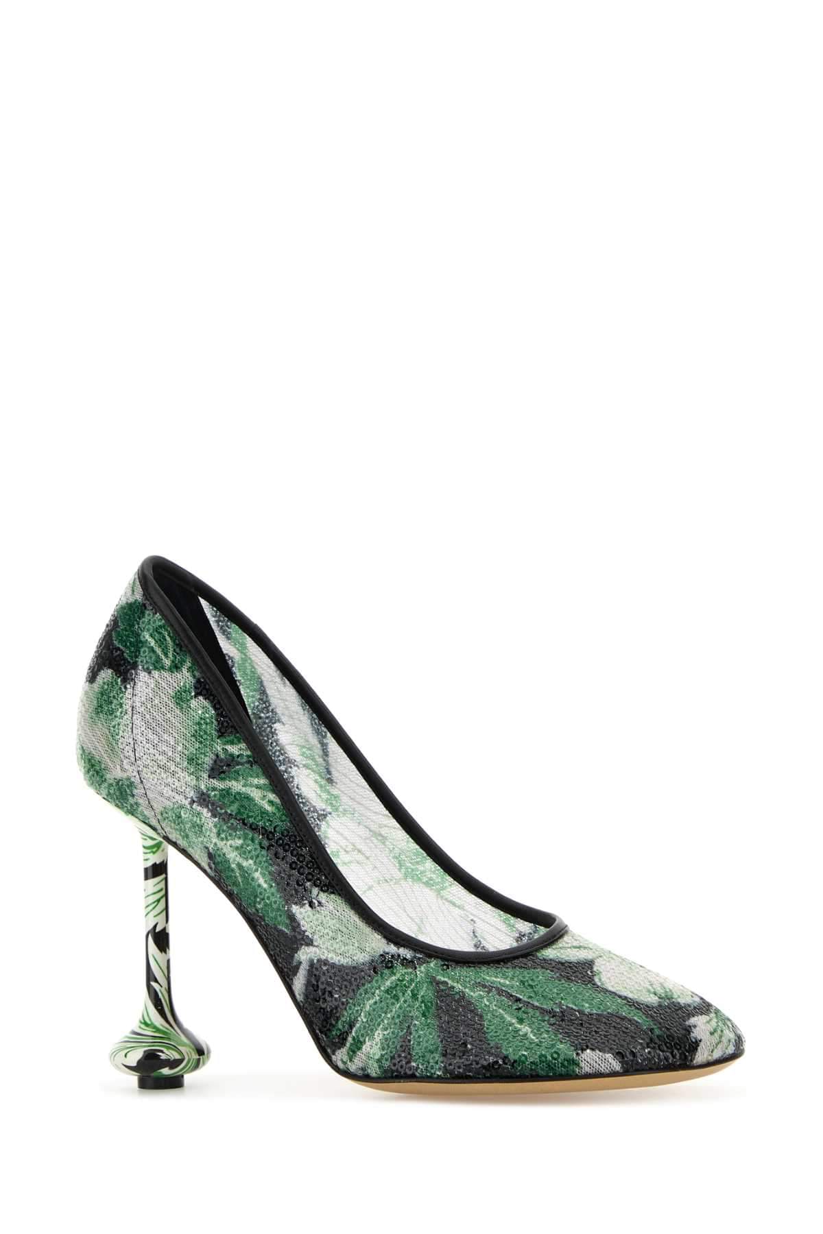 Loewe Women Embellished Mesh Toy Pumps LOEWE