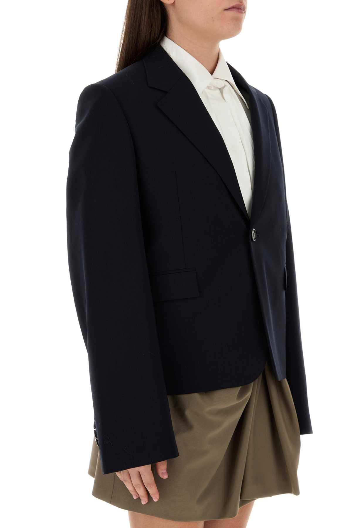 Loewe Women Grey Wool Blazer LOEWE