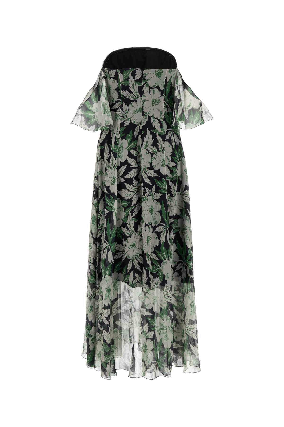 Loewe Women Printed Silk Dress LOEWE