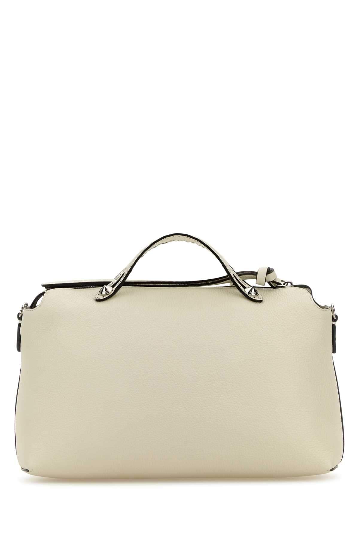 Fendi Women Ivory Leather Large By The Way Handbag FENDI