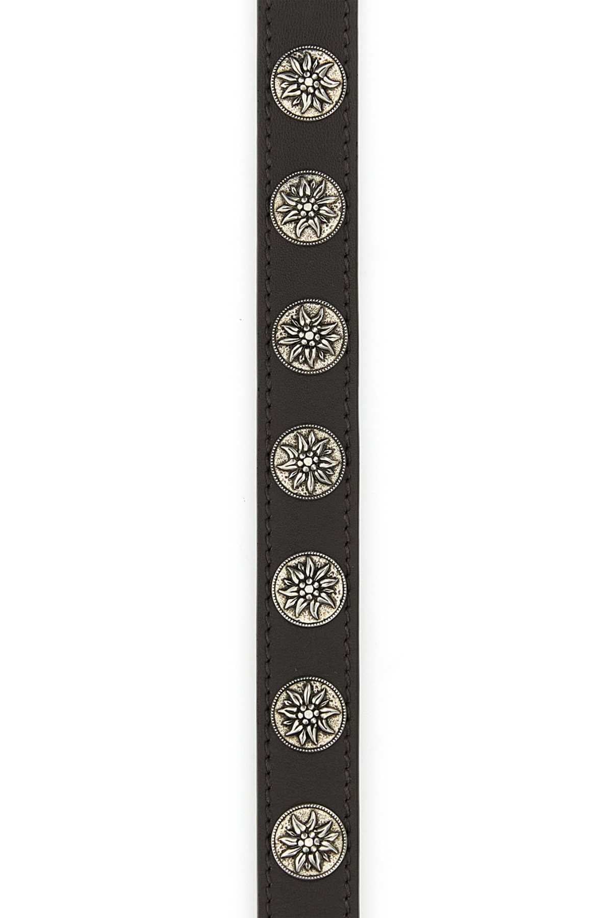 Prada Women Chocolate Leather Belt PRADA
