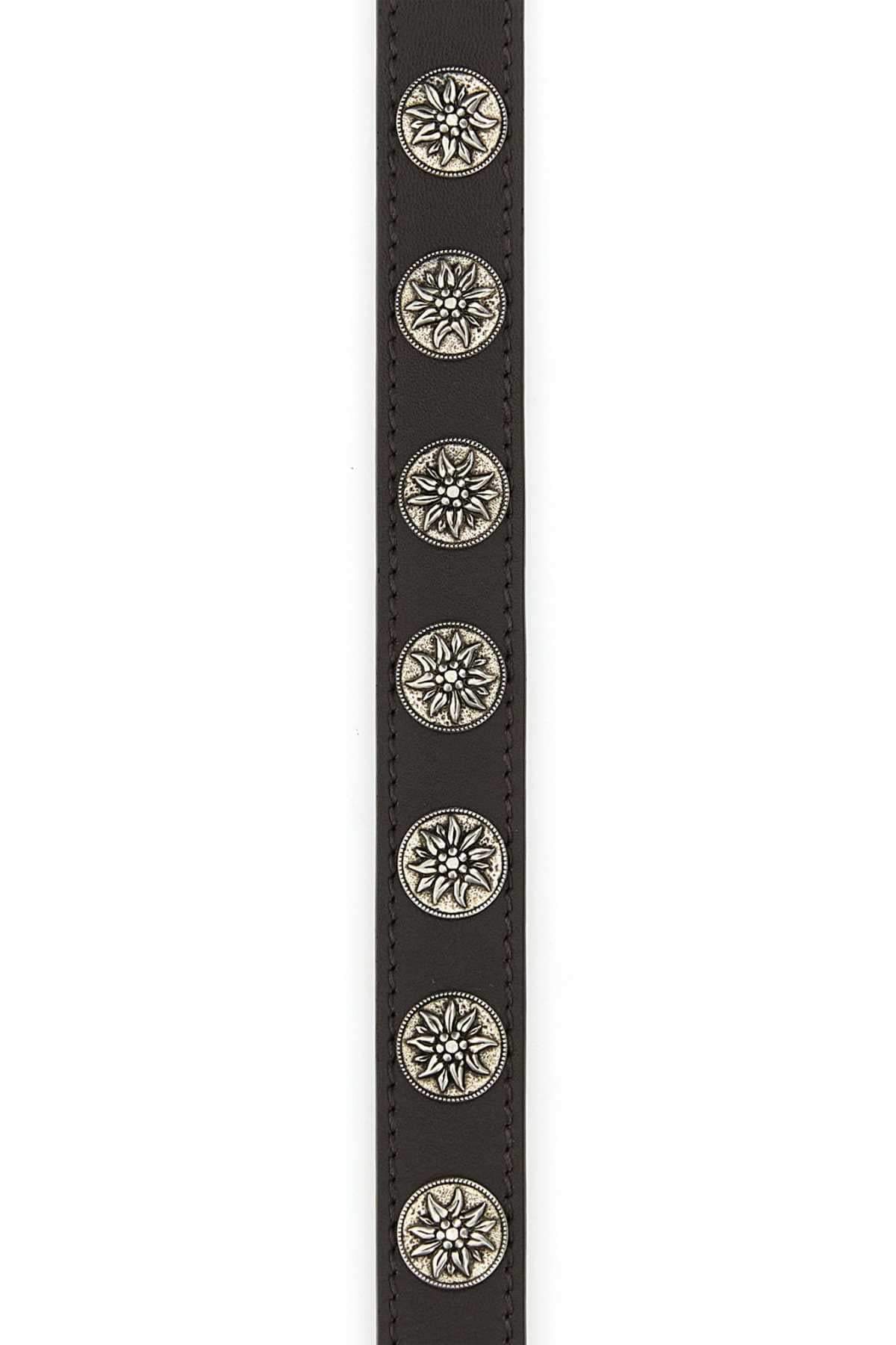 Prada Women Chocolate Leather Belt PRADA