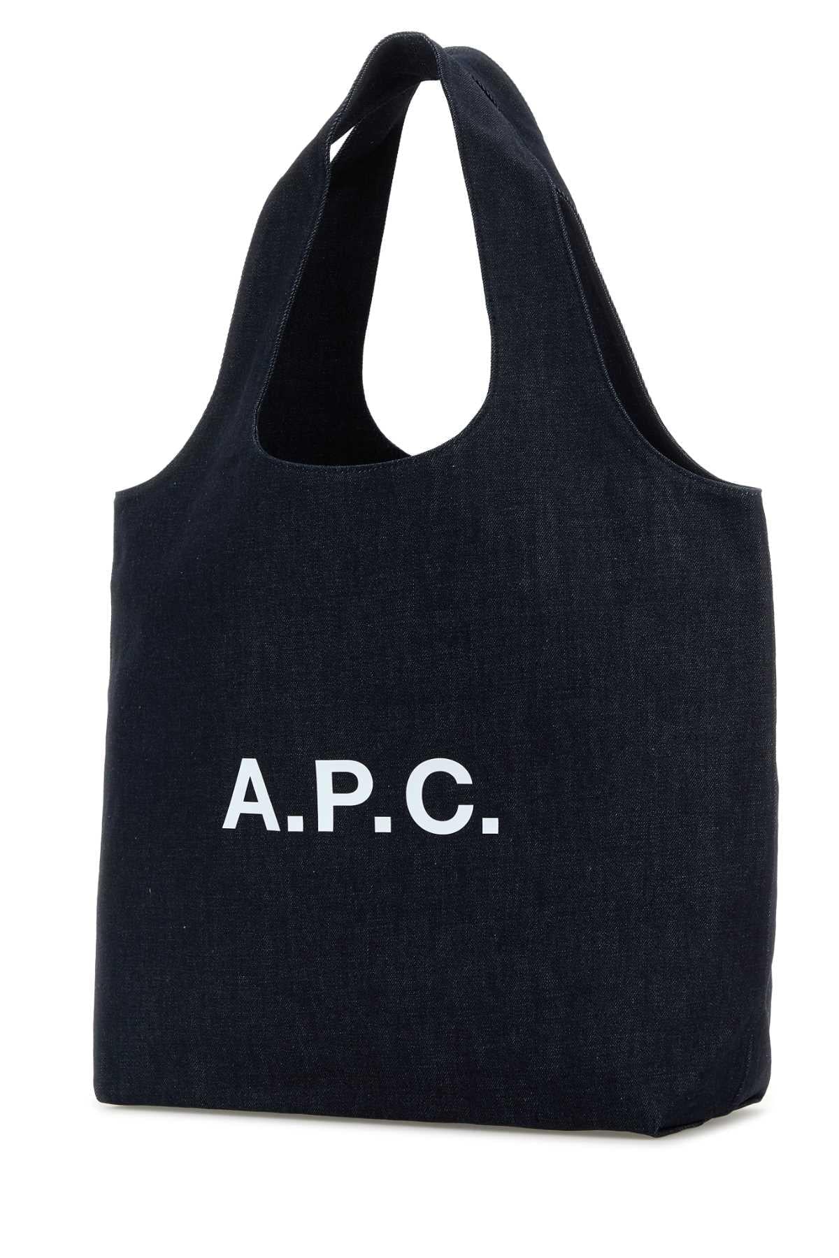 A.P.C. Men Denim Ninon Shopping Bag