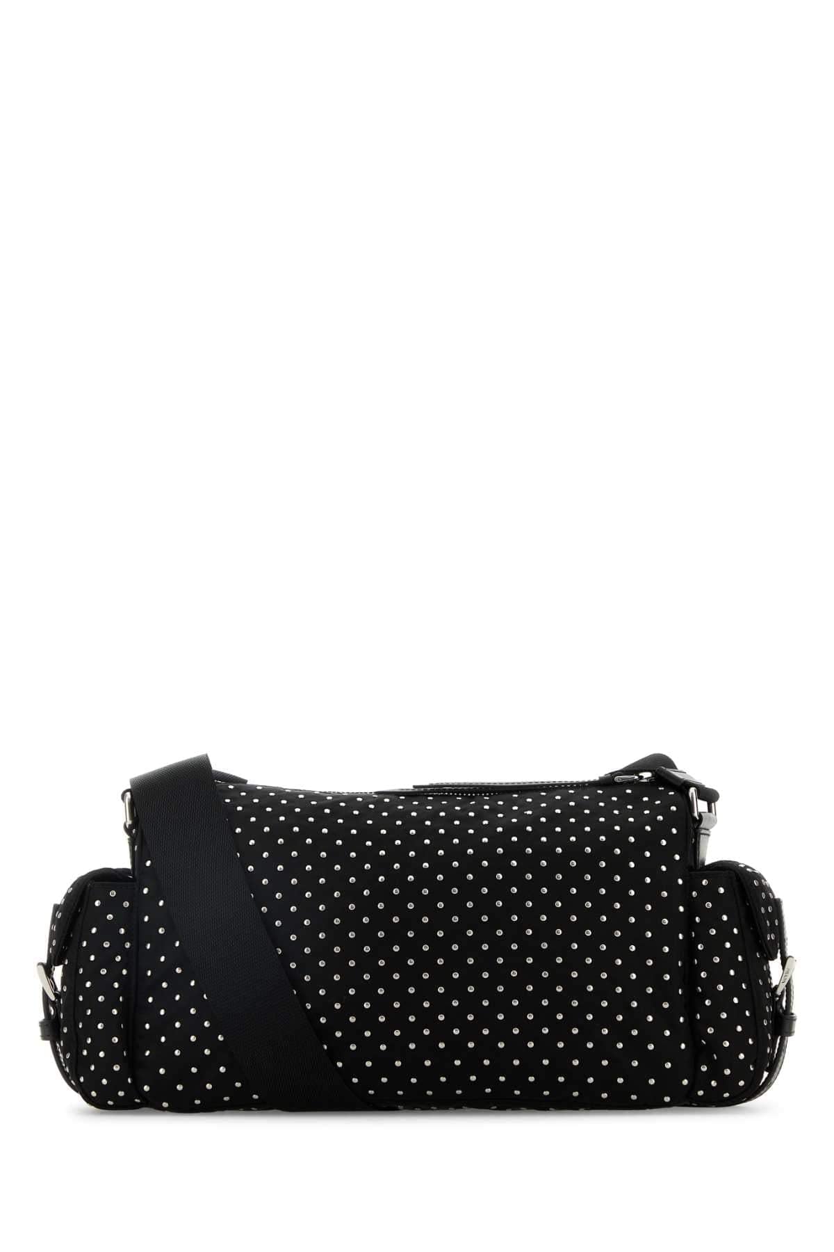 Prada Women Black Nylon Shoulder Bag PRADA