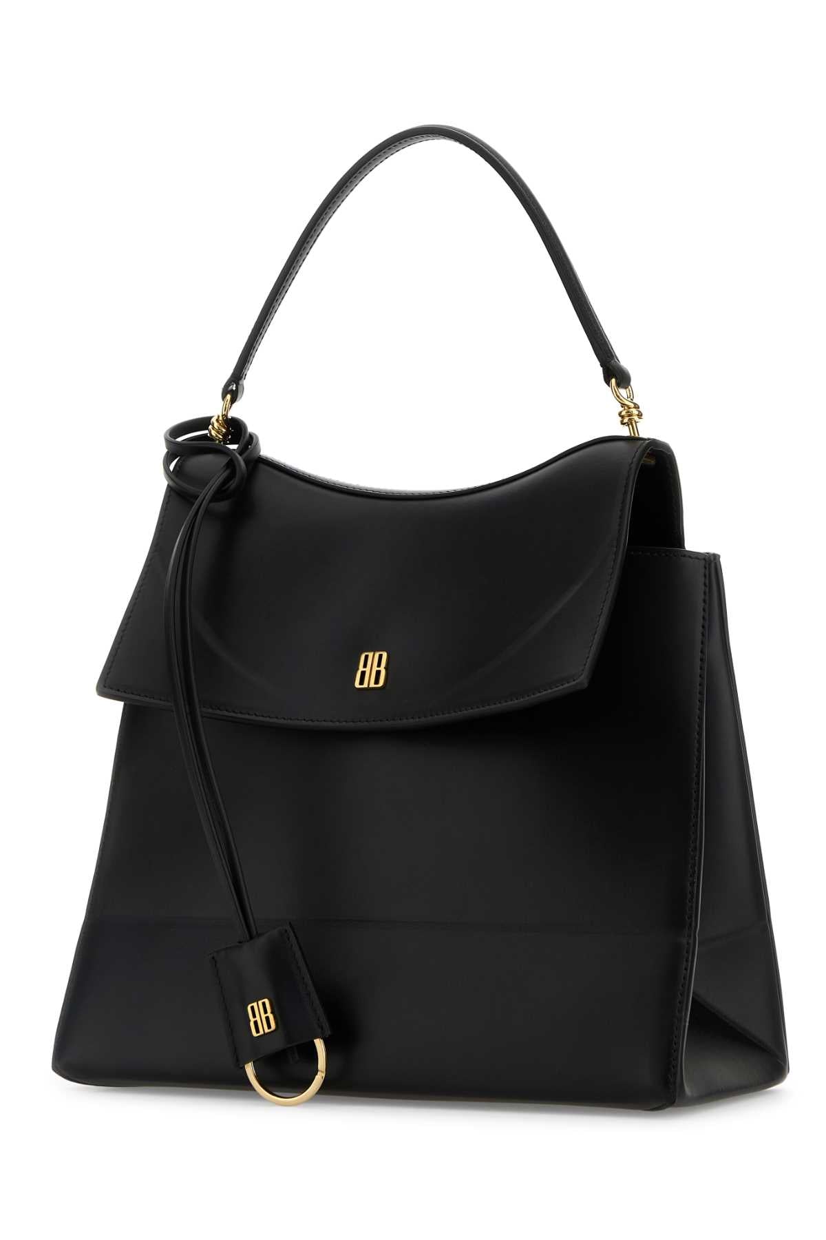 Balenciaga Women Black Leather Medium Nano Handbag BALENCIAGA