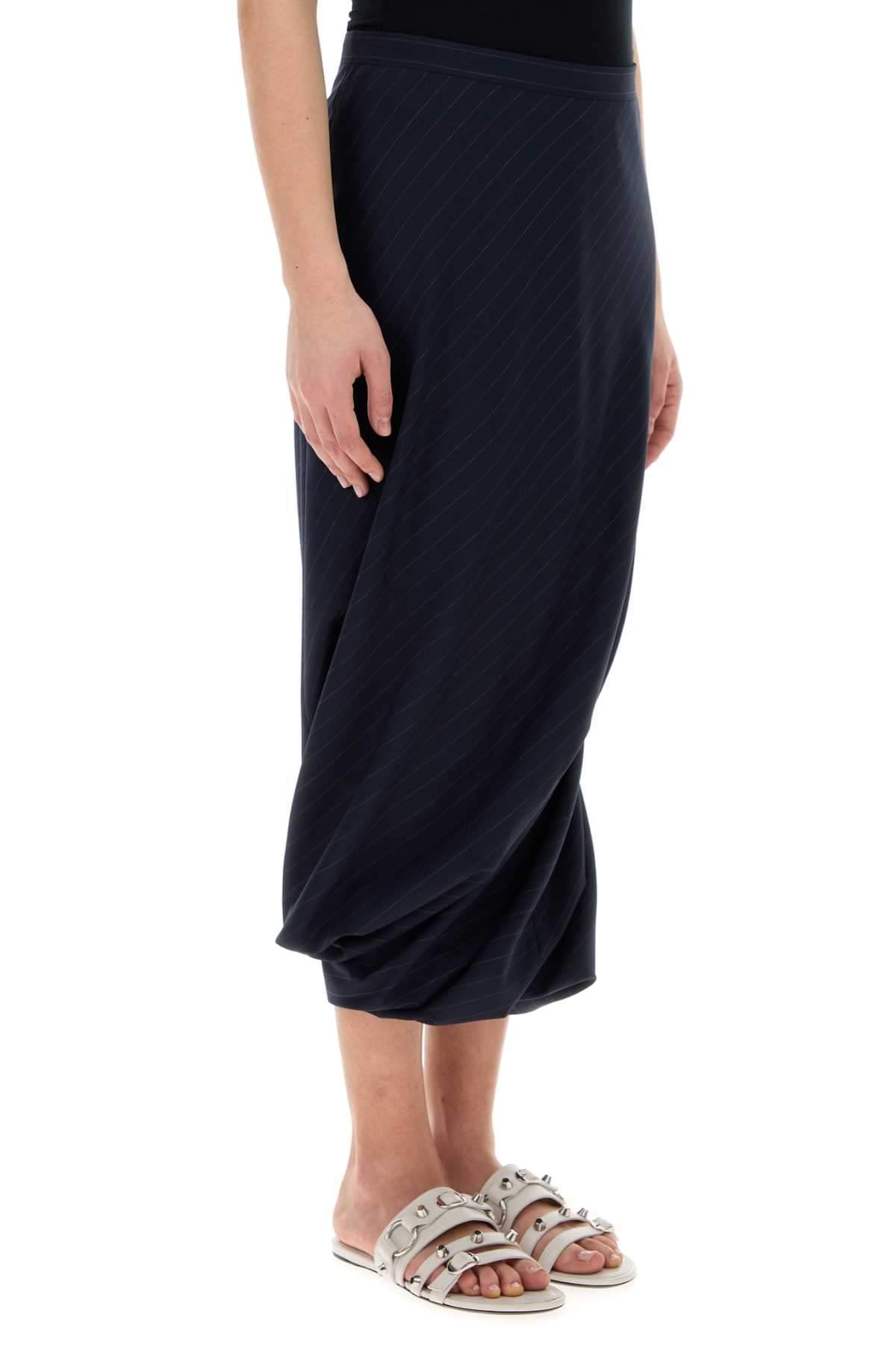Balenciaga Women Embroidered Wool Skirt BALENCIAGA