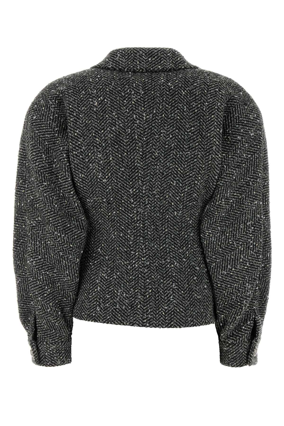 Alessandra Rich Women Multicolor Tweed Blazer ALESSANDRA RICH