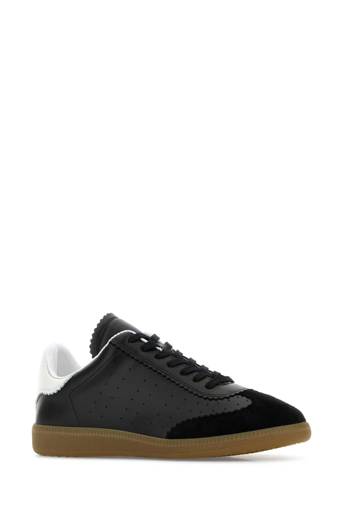 Isabel Marant Women Black Leather Bryce Sneakers ISABEL MARANT