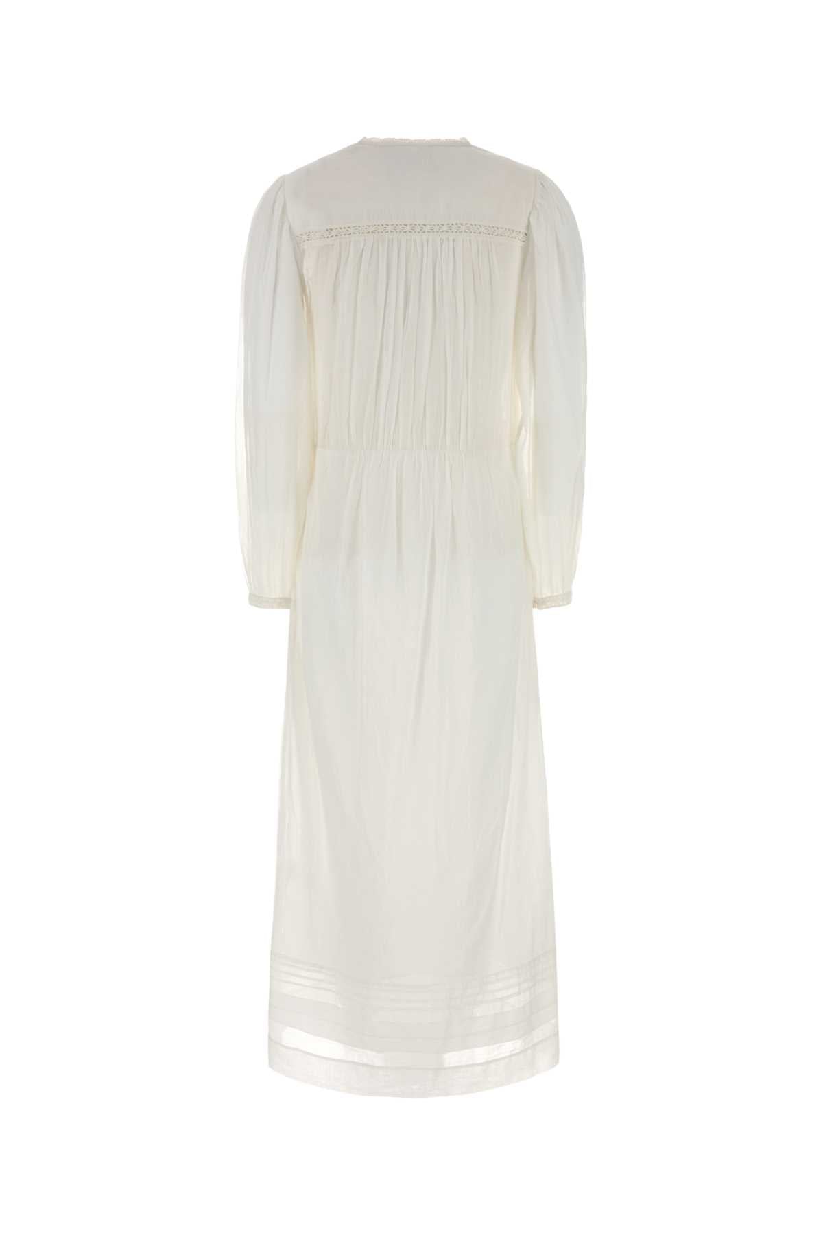 Isabel Marant Etoile Women White Cotton Gisela Dress ISABEL MARANT ETOILE