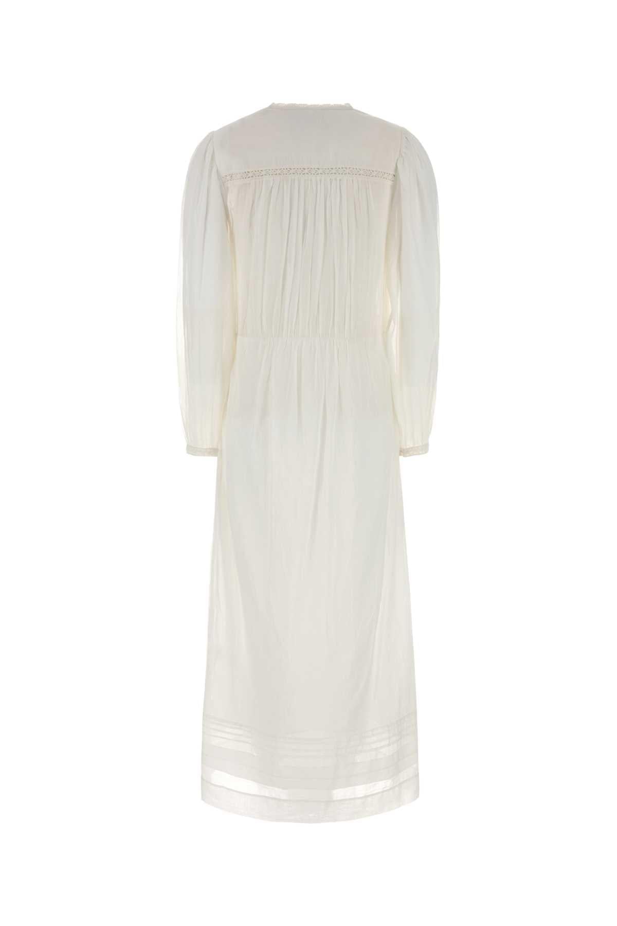 Isabel Marant Etoile Women White Cotton Gisela Dress ISABEL MARANT ETOILE