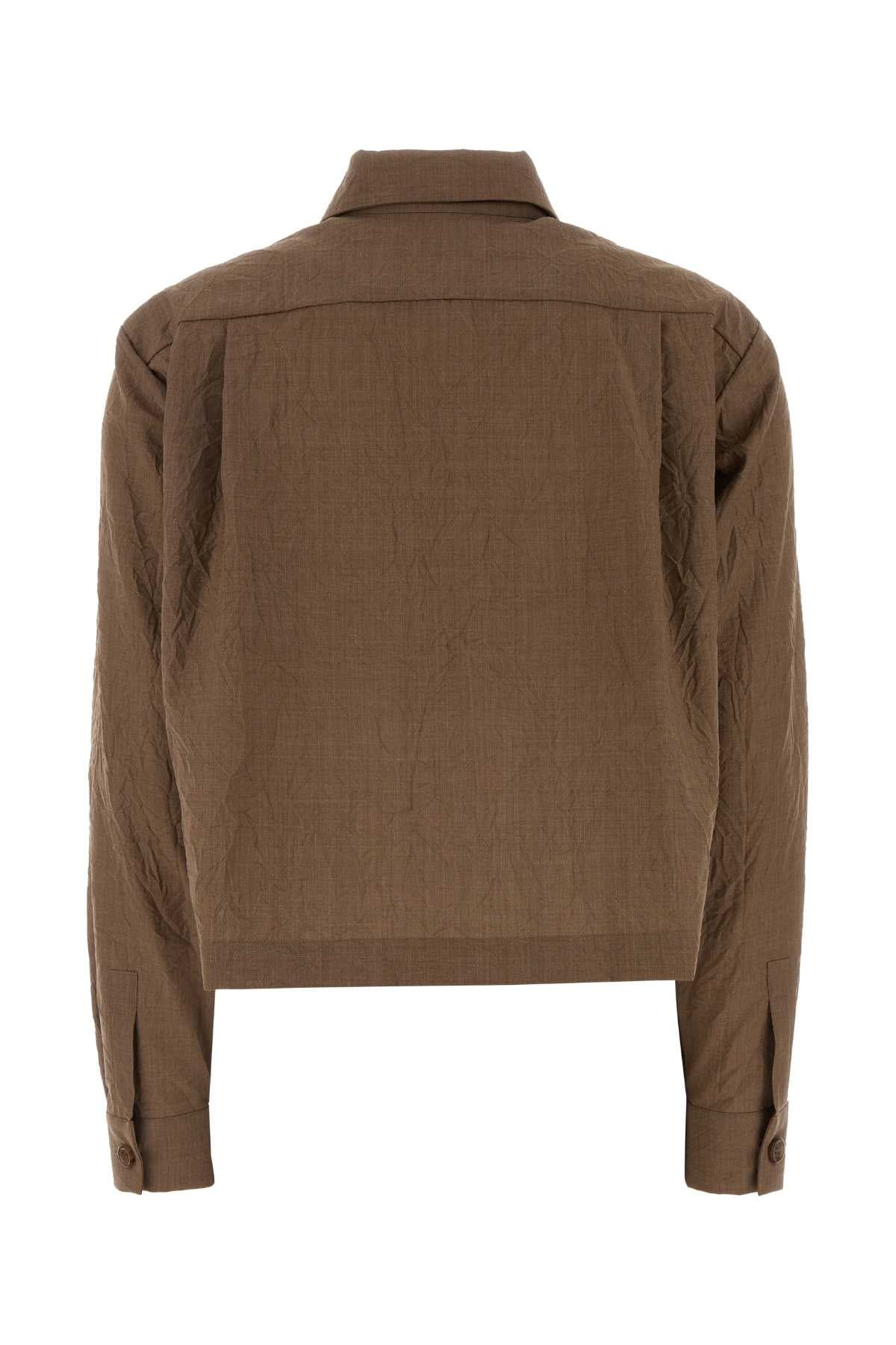 Max Mara Women Biscuit Wool Ricordo Shirt MAX MARA