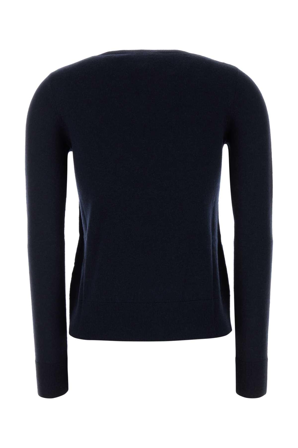 S Maxmara Women Midnight Blue Wool Idoneo Sweater S MAX MARA