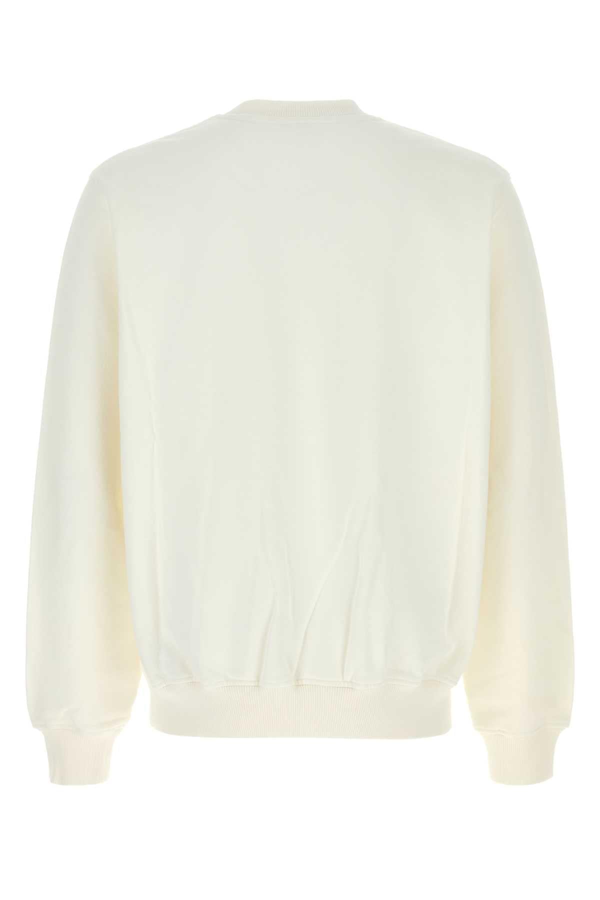 Casablanca Men White Cotton Sweatshirt CASABLANCA