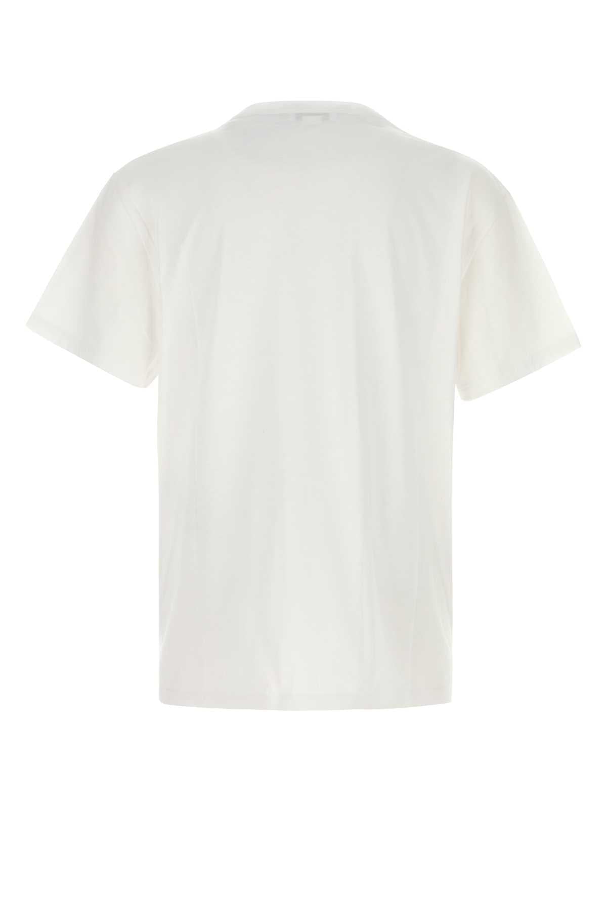 Alexander Mcqueen Men White Cotton T-Shirt ALEXANDER MCQUEEN