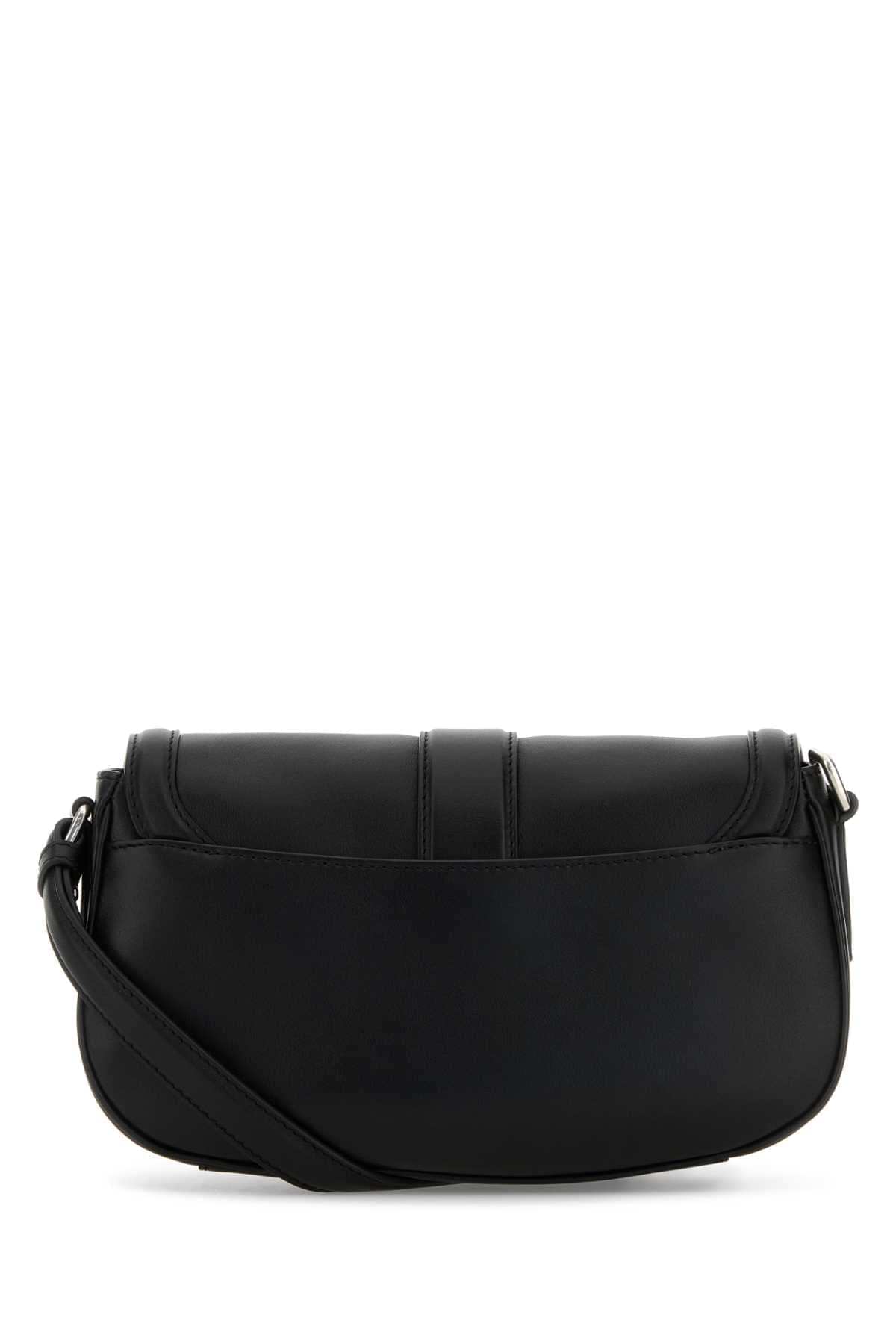 Alexander Mcqueen Women Black Leather Satchel Crossbody Bag ALEXANDER MCQUEEN