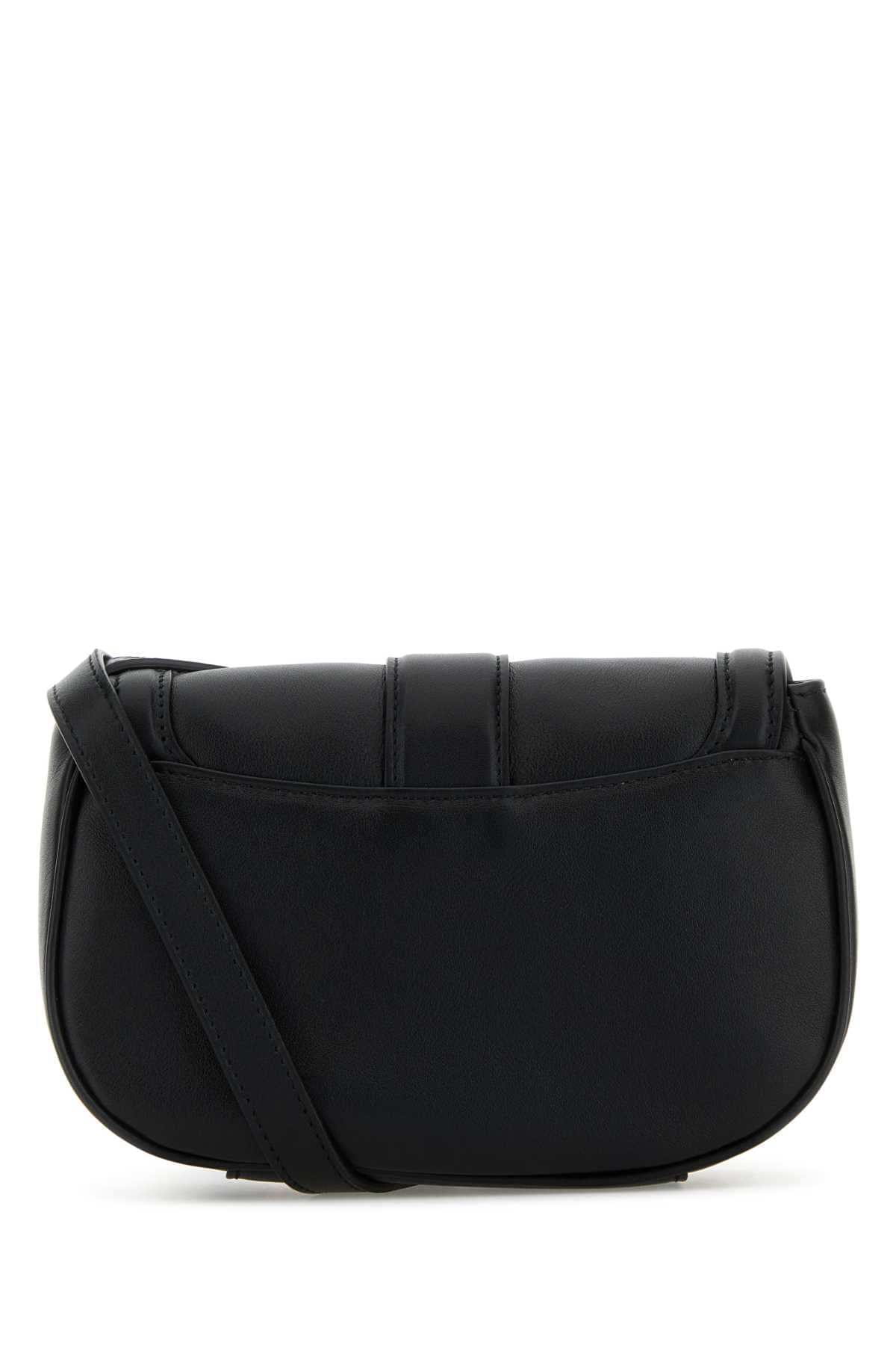 Alexander Mcqueen Women Black Leather Mini Satchel Crossbody Bag ALEXANDER MCQUEEN