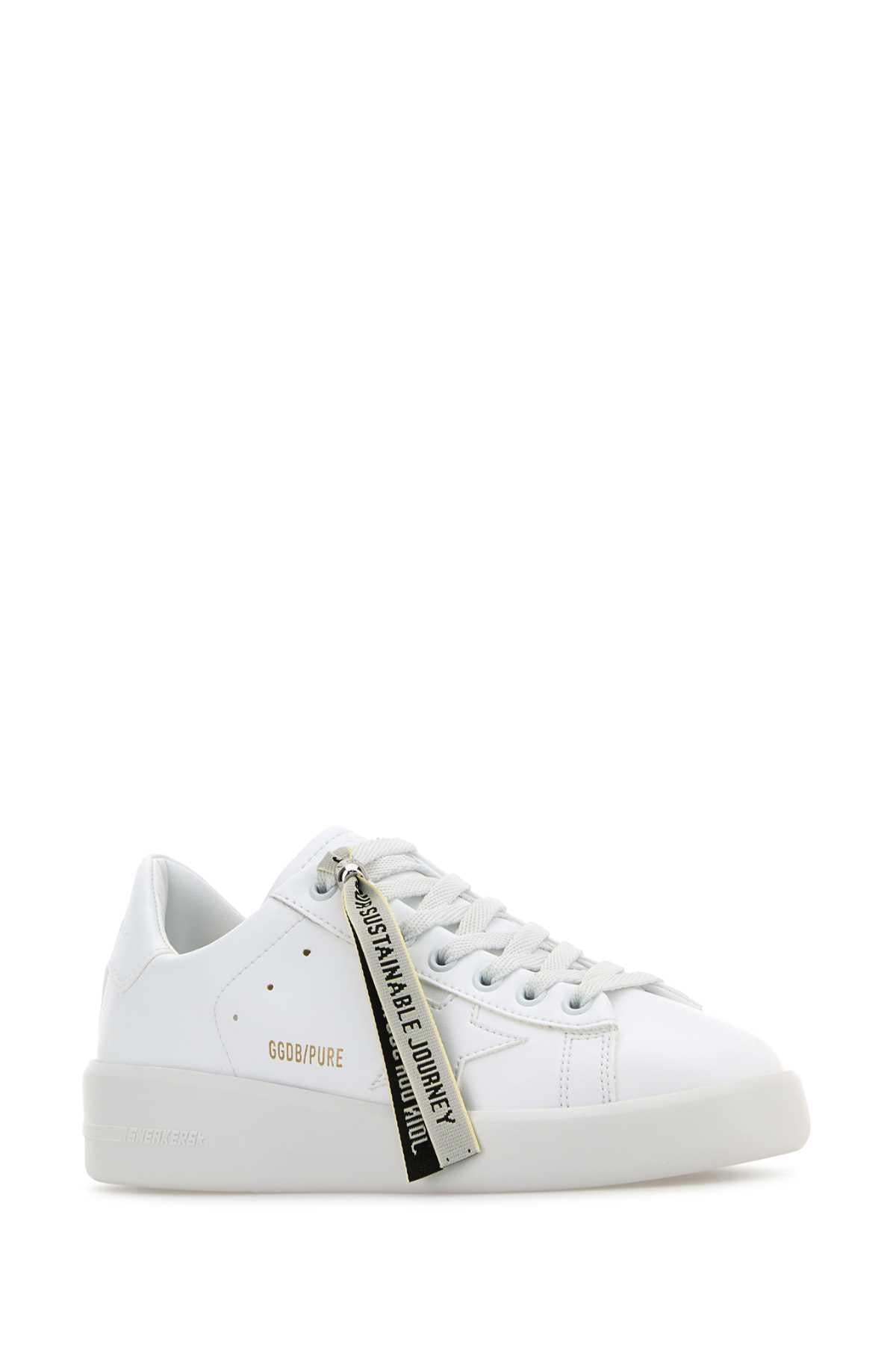 Golden Goose Deluxe Brand Women White Leather Pure New Sneakers GOLDEN GOOSE
