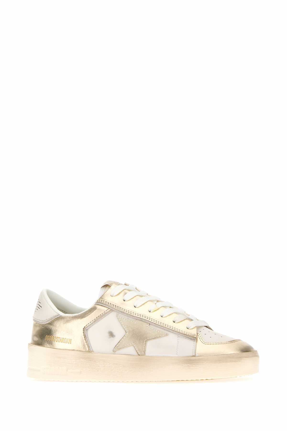 Golden Goose Deluxe Brand Women Two-Tone Leather Stardan Sneakers GOLDEN GOOSE