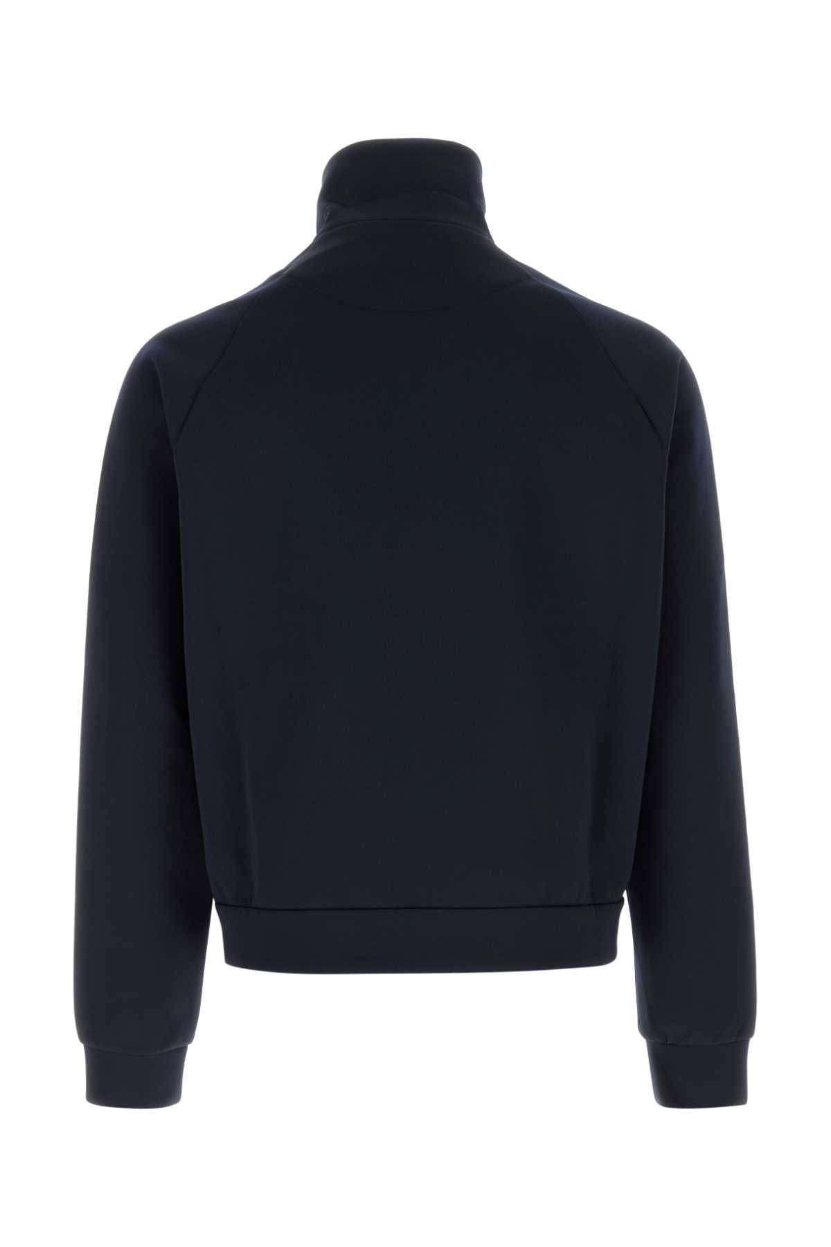 Prada Men Navy Blue Tech Fabric Sweatshirt PRADA