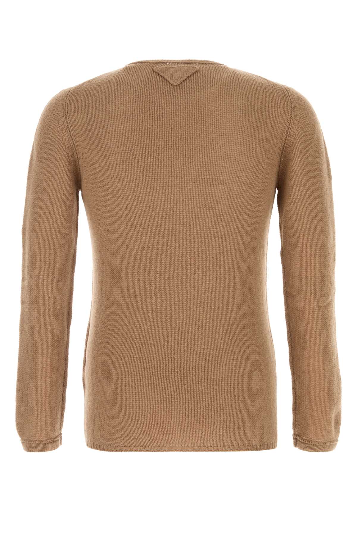 Prada Men Camel Cashmere Sweater PRADA