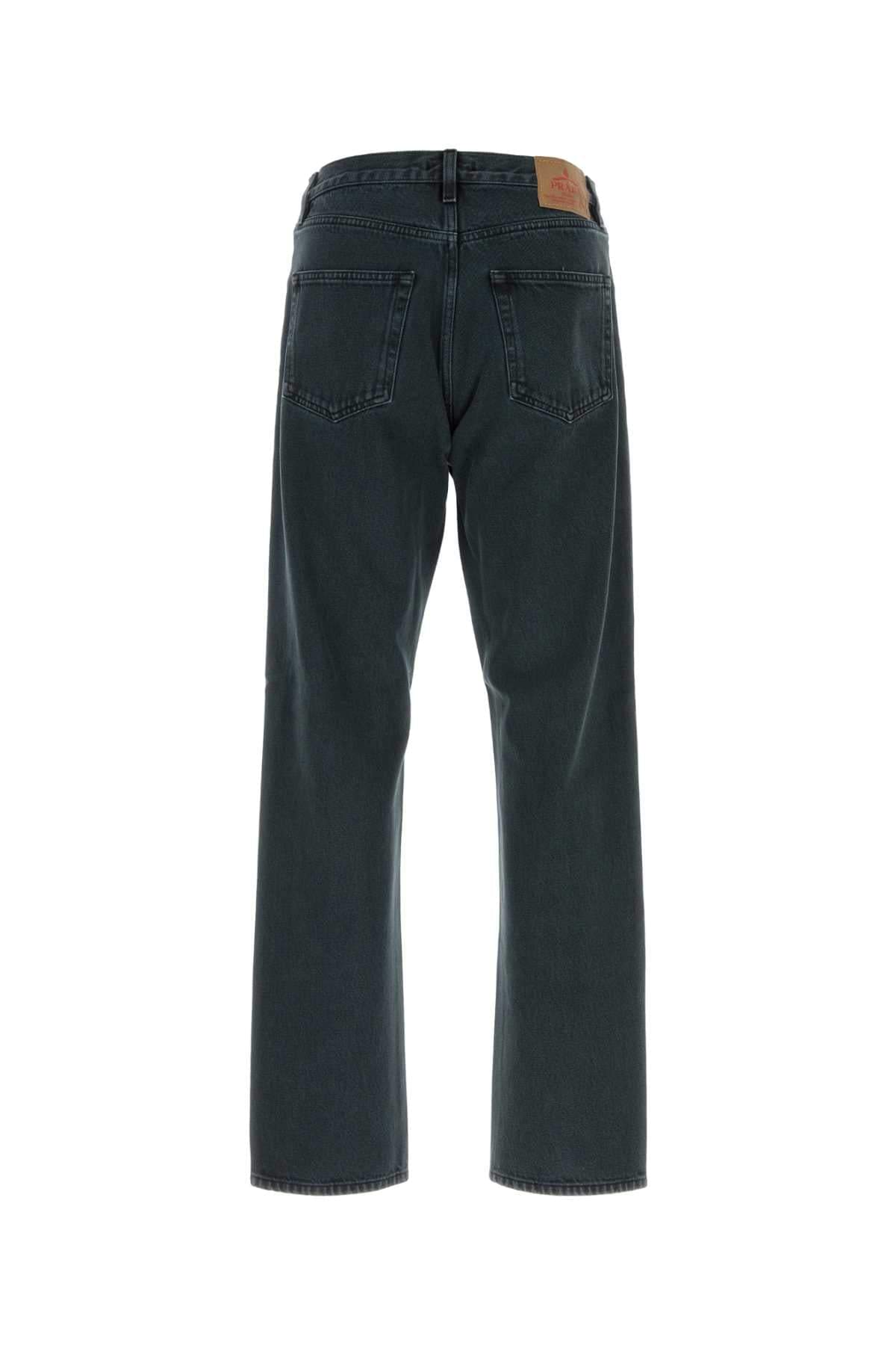 Prada Men Dark Blue Denim Jeans PRADA