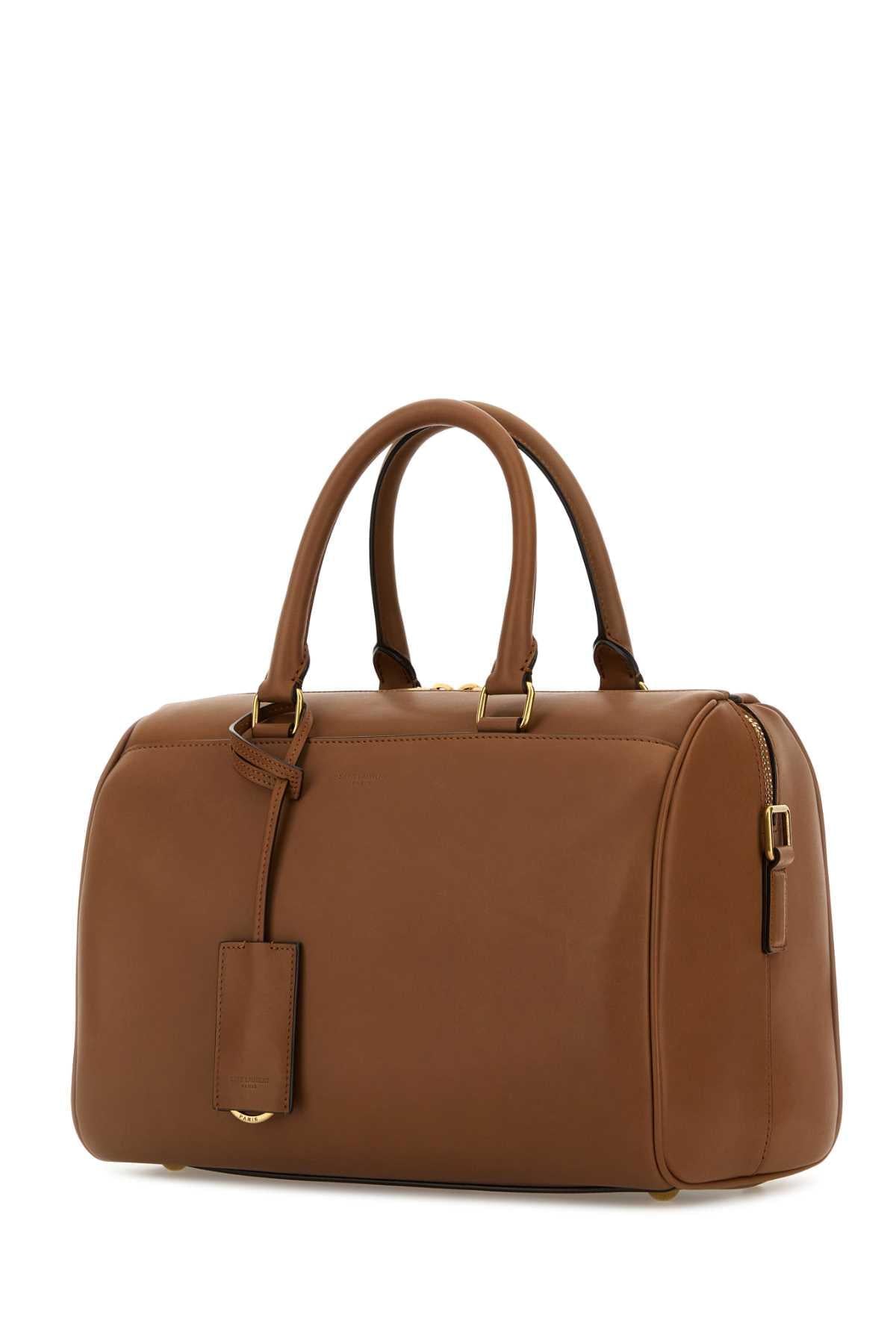 Saint Laurent Women Caramel Leather Handbag SAINT LAURENT