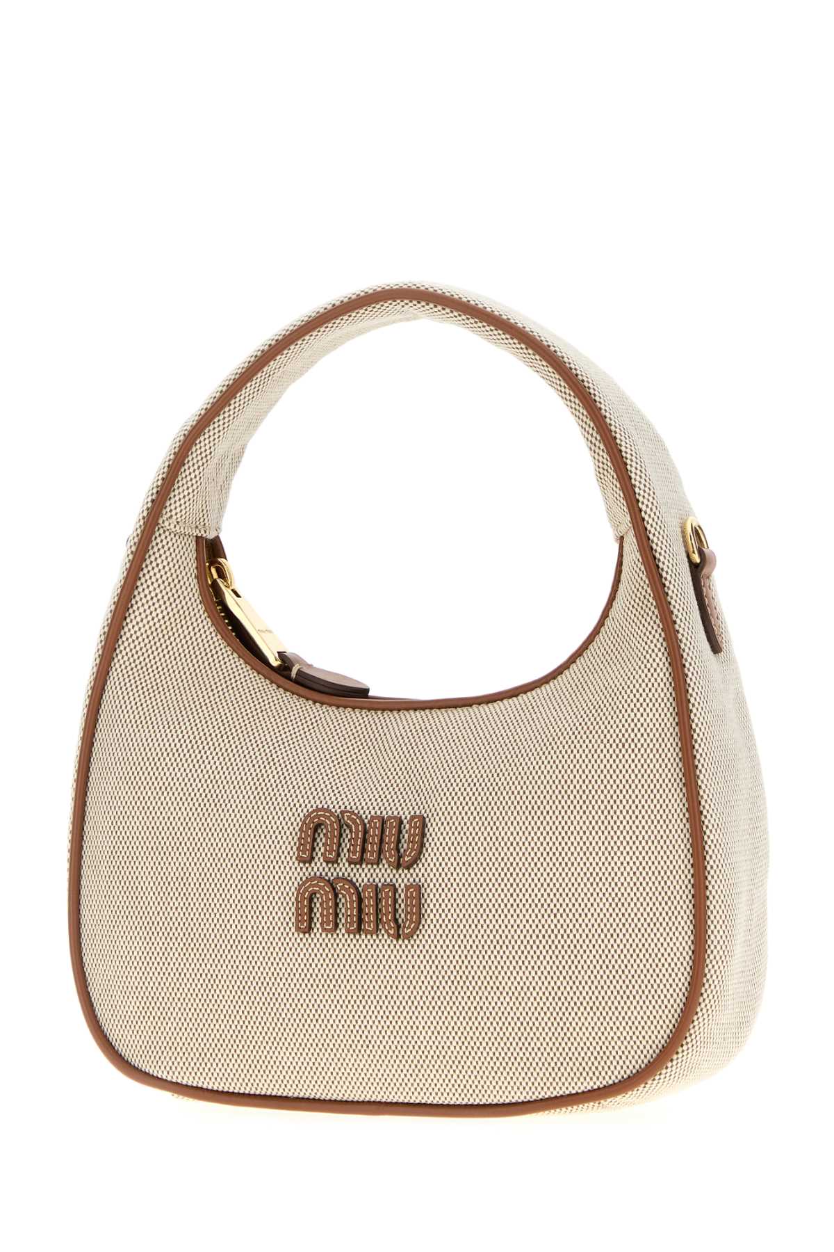 Miu Miu Women Two-Tone Canvas Handbag MIU MIU