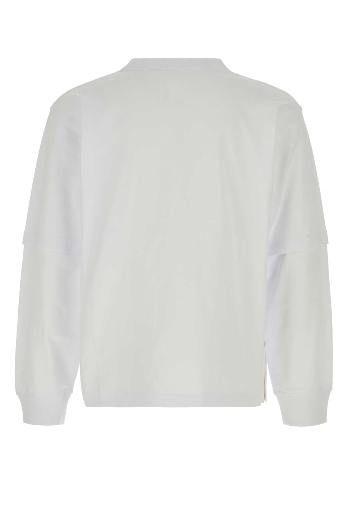 Sacai Unisex White Cotton Sacai X Carhartt Wip T-Shirt SACAI