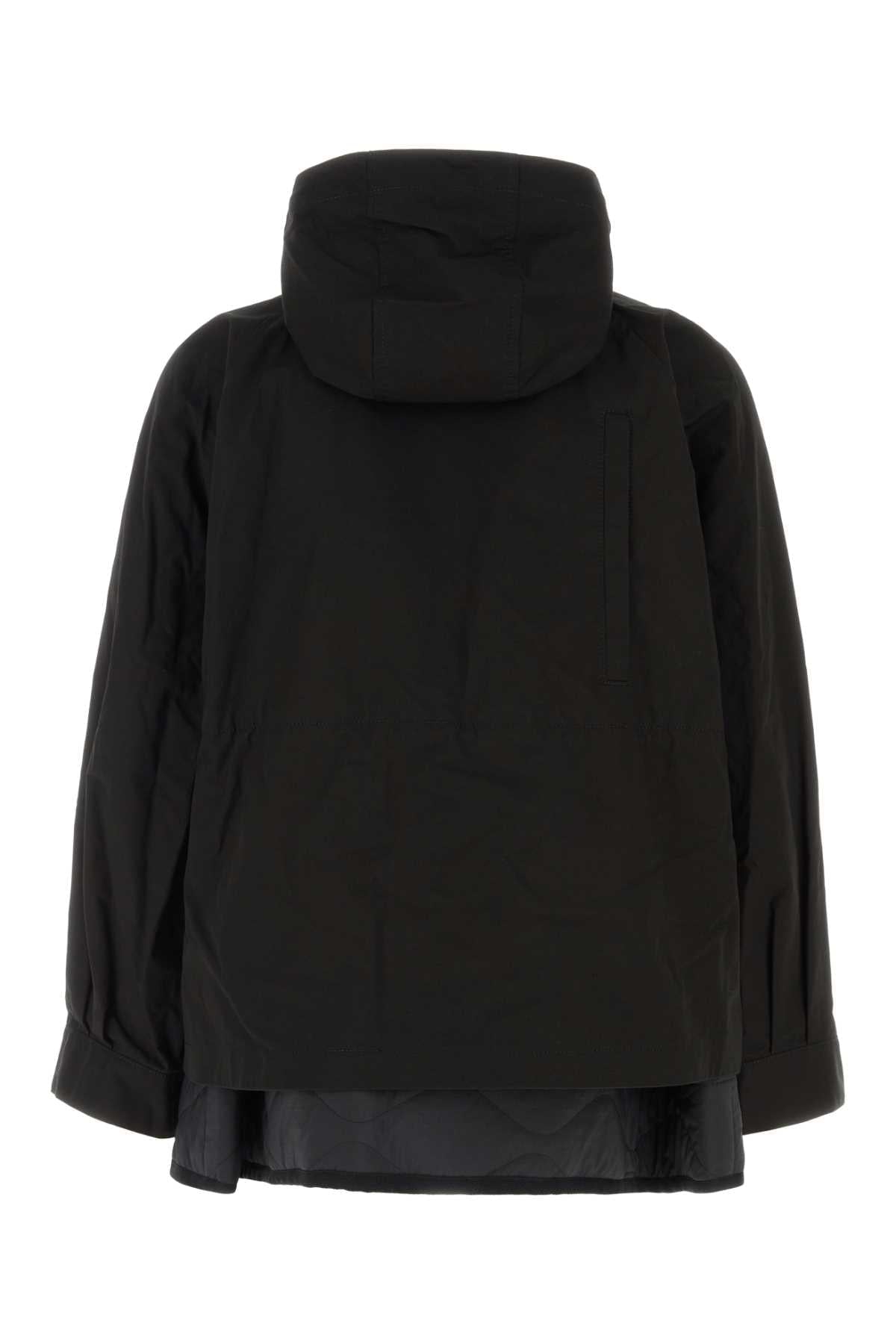 Sacai Men Black Cotton Blend Jacket