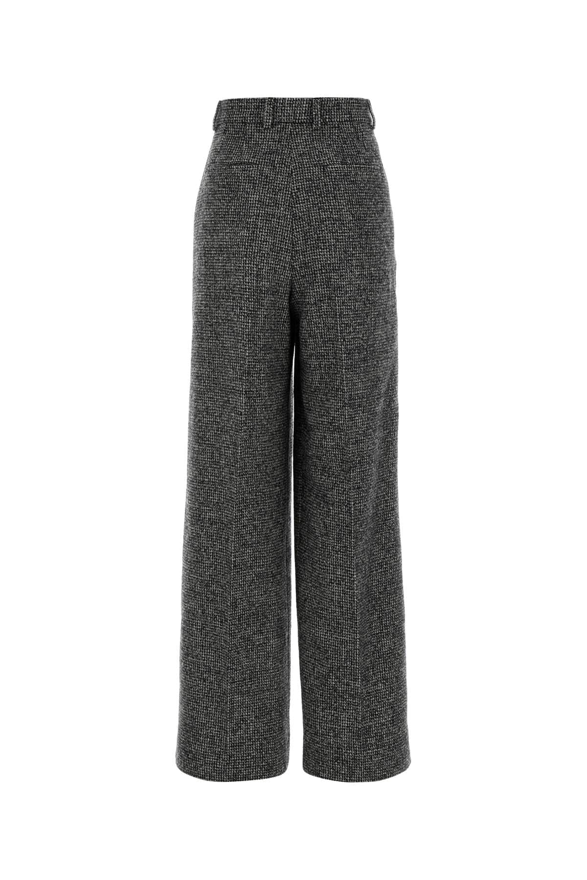 Dolce & Gabbana Women Embroidered Stretch Wool Blend Pant DOLCE & GABBANA