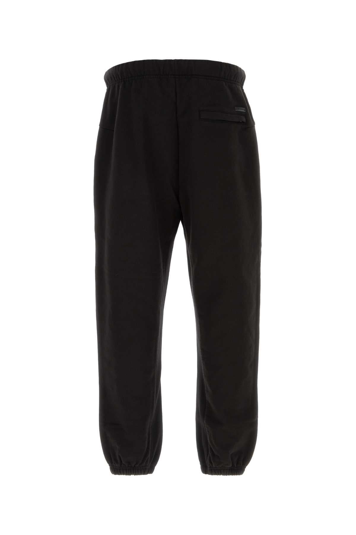 Dolce & Gabbana Men Black Cotton Joggers DOLCE & GABBANA