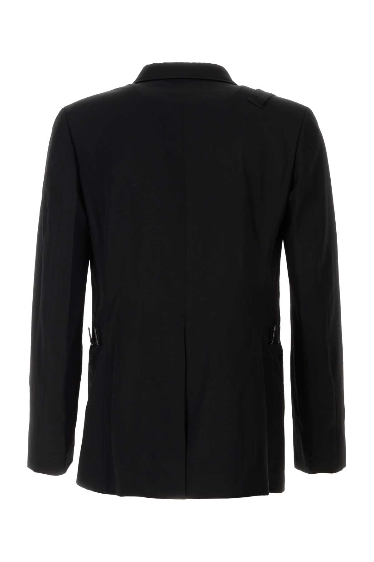 Yohji Yamamoto Men Black Wool Blazer YOHJI YAMAMOTO