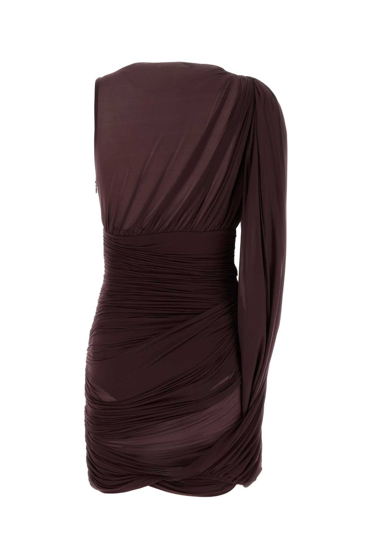Magda Butrym Women Grape Stretch Tulle Dress MAGDA BUTRYM