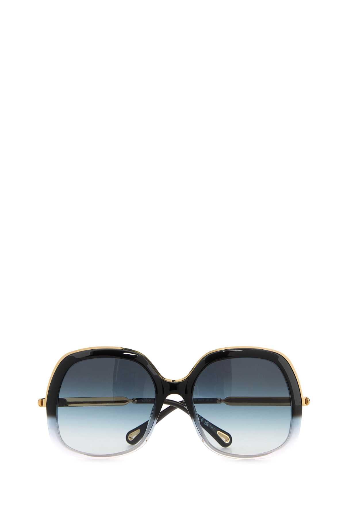 Chloe Women Black Acetate Sunglasses CHLOE
