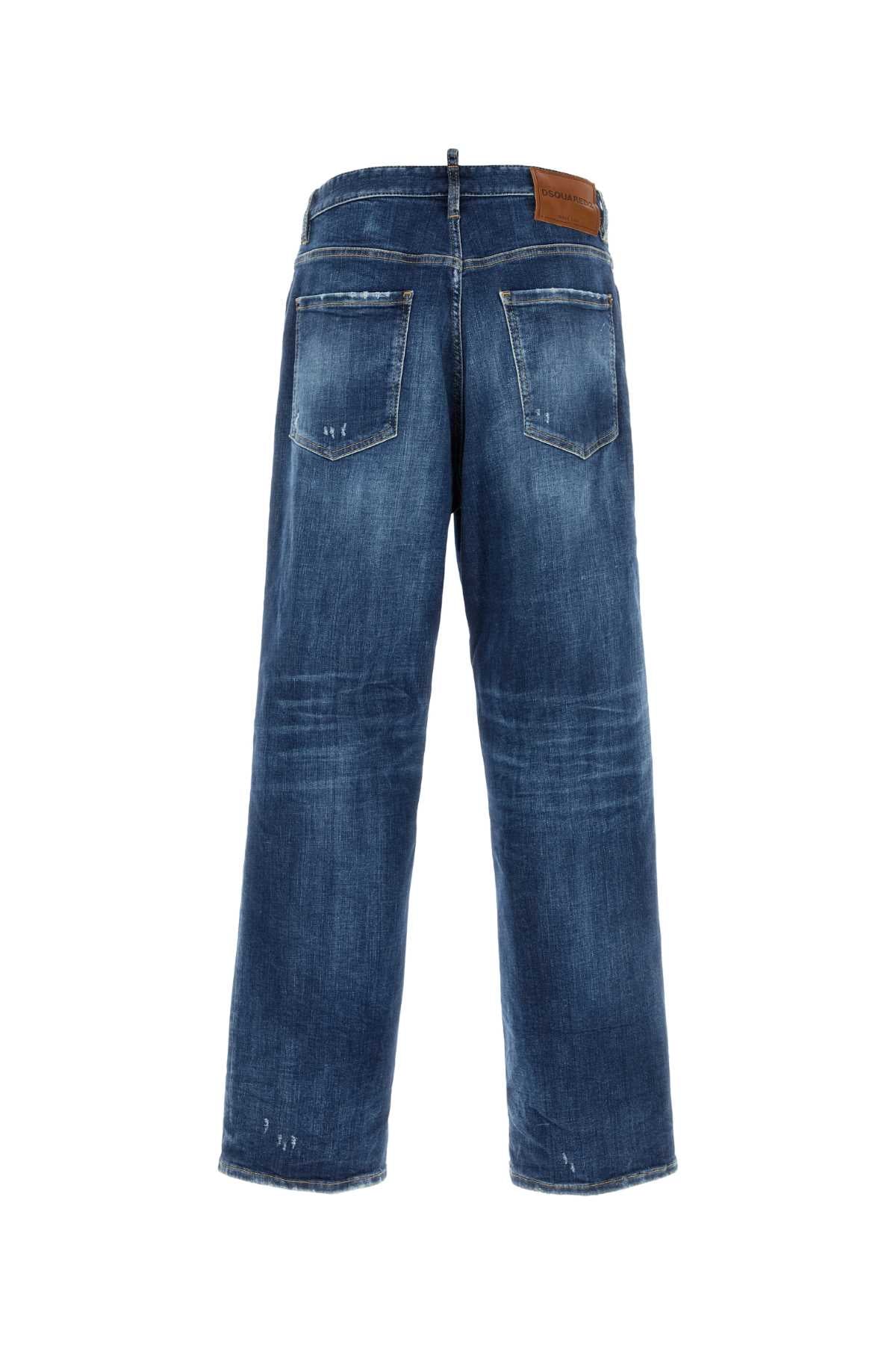 Dsquared Men Stretch Denim Loose Jeans DSQUARED2