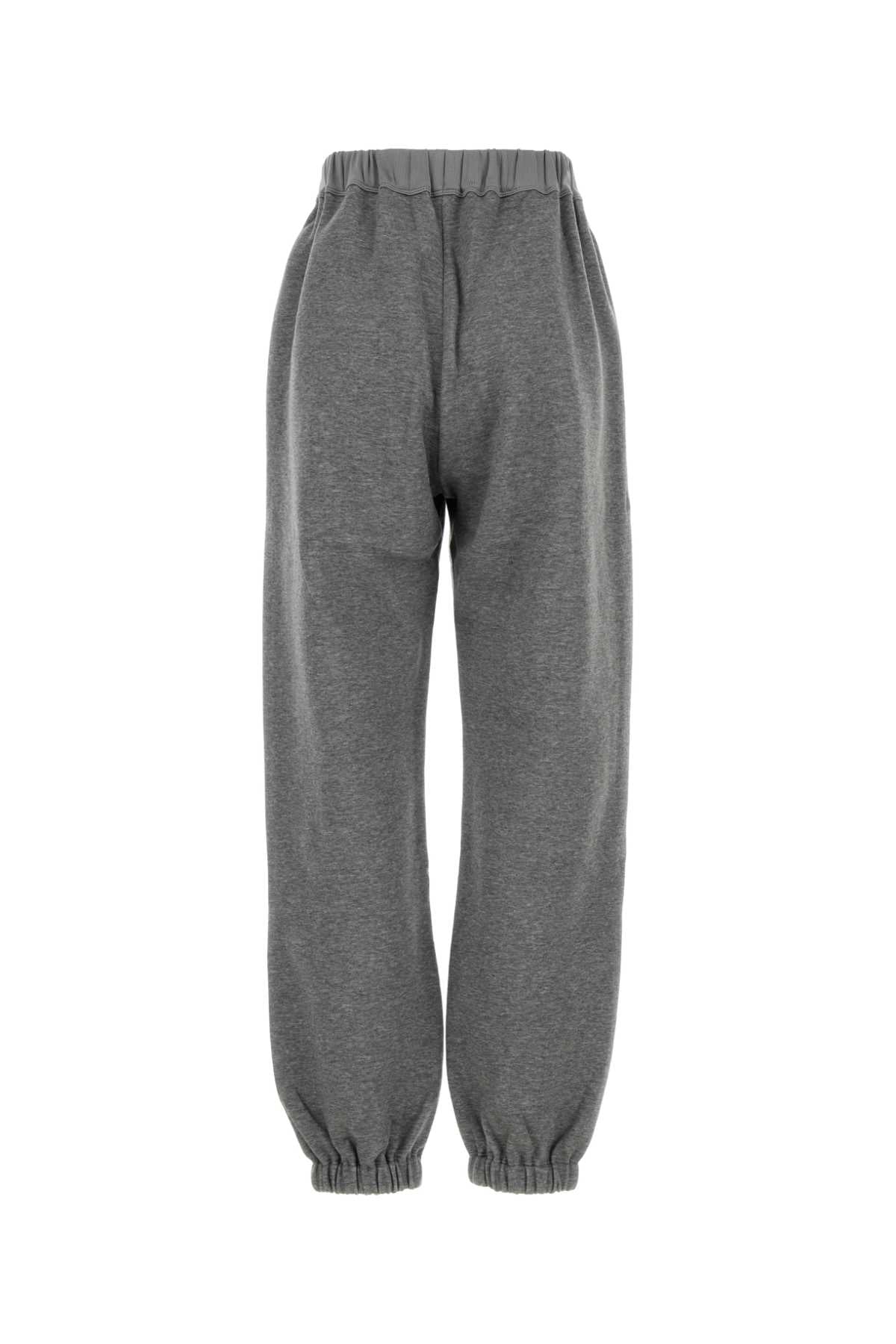 Carven Women Dark Grey Nylon Blend Joggers CARVEN