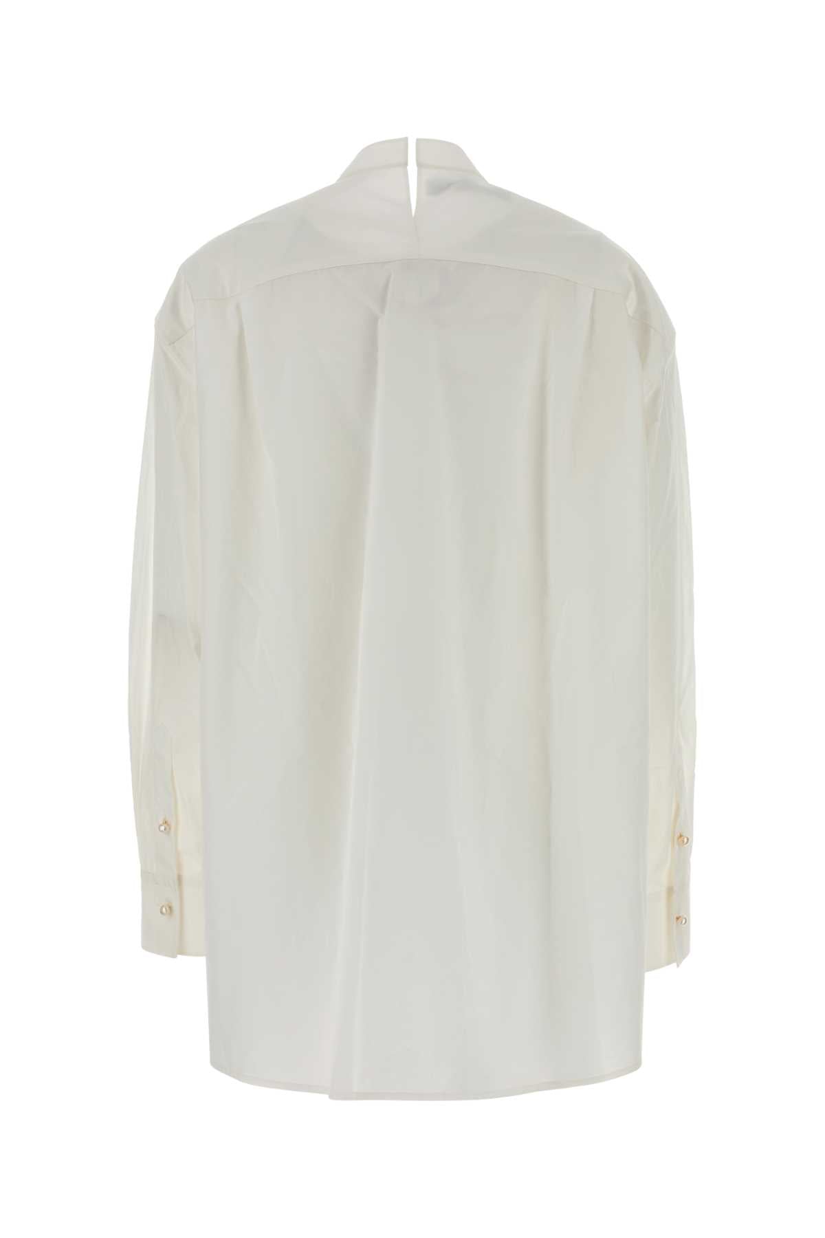 Carven Women White Cotton Oversize Shirt CARVEN