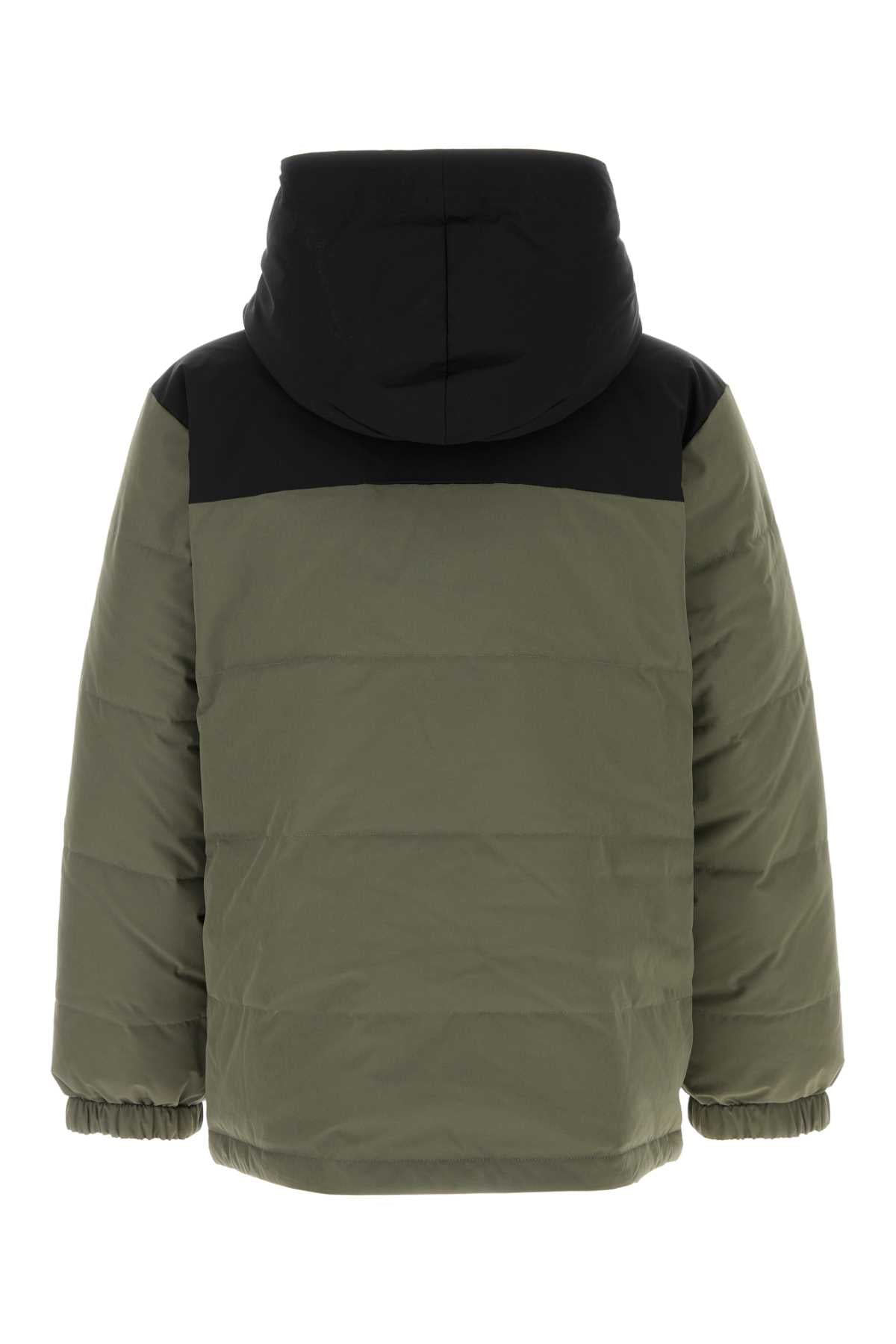 A.P.C. Men Sage Green Stretch Polyester Reversible Padded Jacket